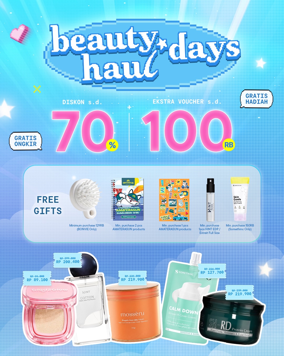 Diskon 70% & Voucher 100RB di Beautyhaul Days (26-28 Juni) - Image 2