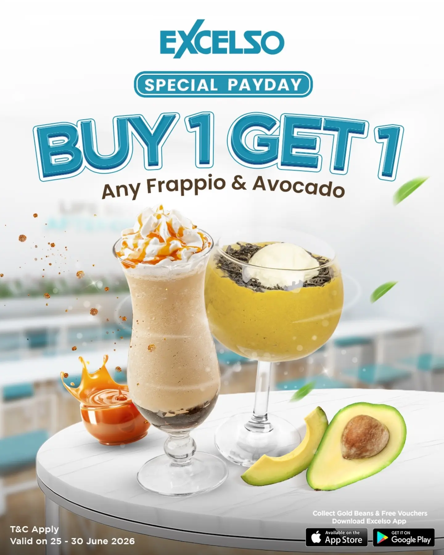 Buy 1 Get 1 Frappio & Avocado di Excelso - Image 2