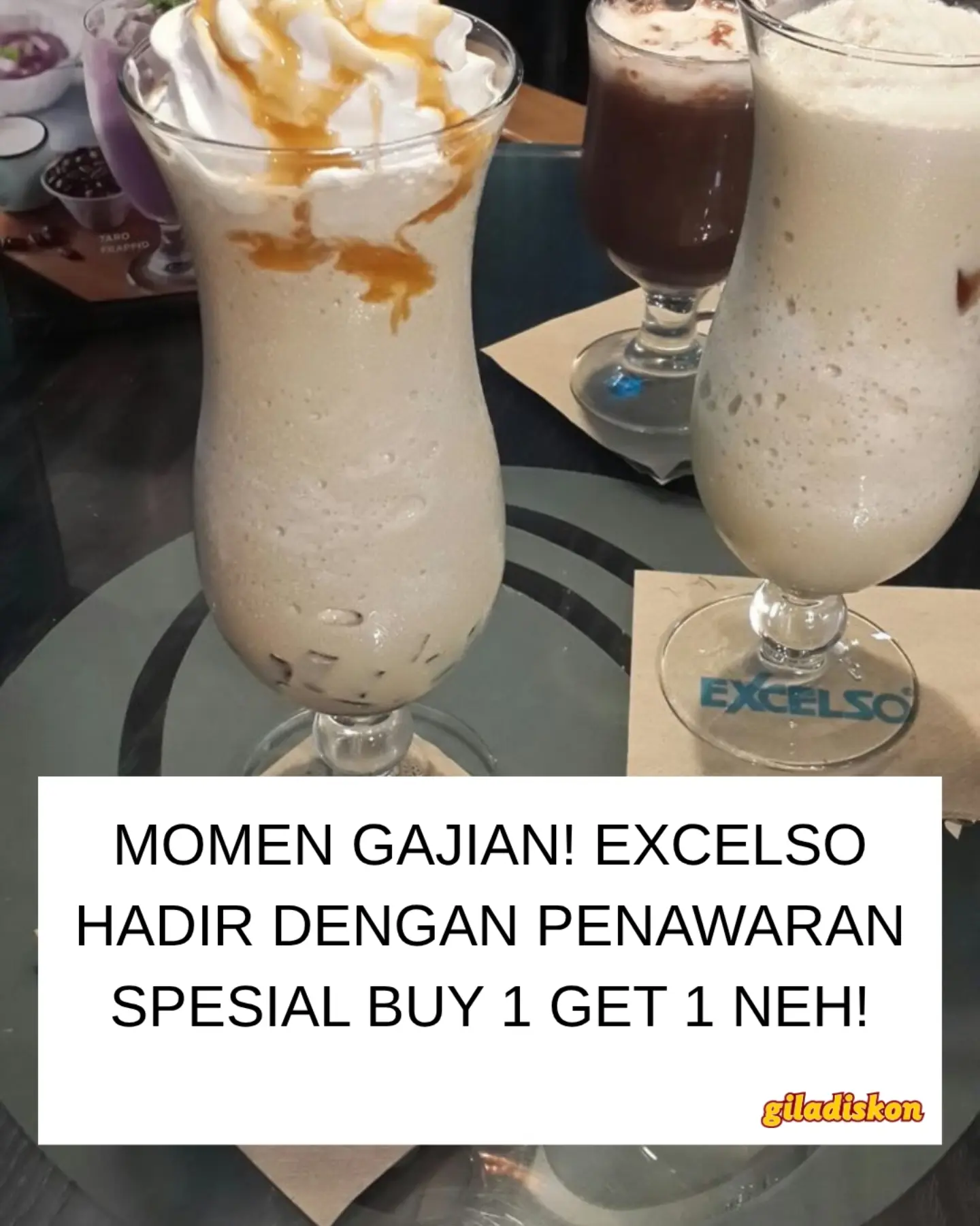 Buy 1 Get 1 Frappio & Avocado di Excelso - Image 1