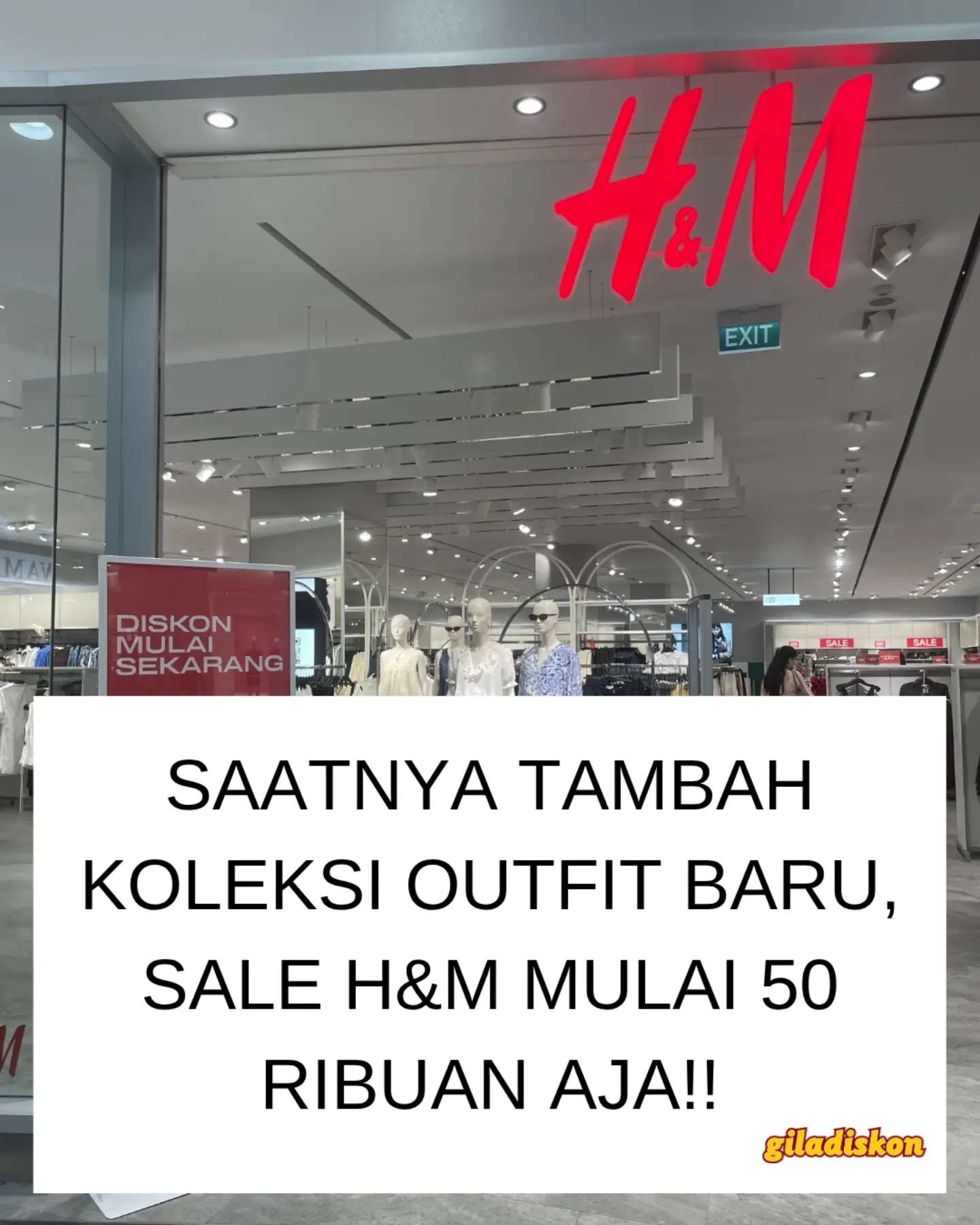 H&M Sale Ugal-ugalan Mulai 50 Ribuan