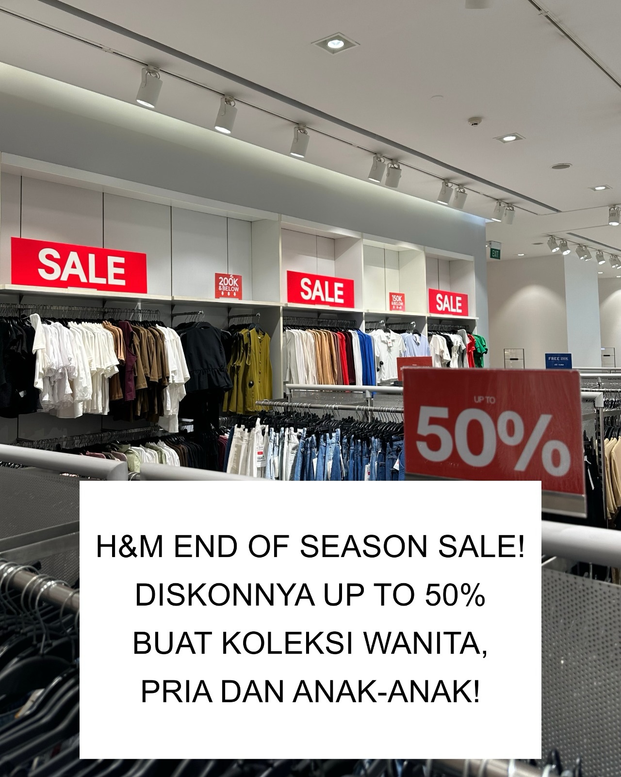 H&M End of Season Sale: Diskon hingga 50%
