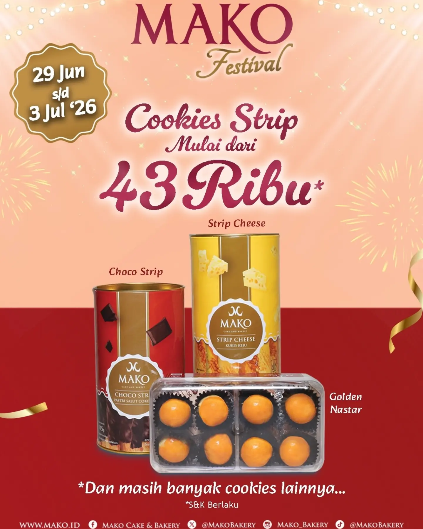 MAKO Festival – Bread from 9rb, Cakes from 19rb, Cookies from 43rb - Image 5