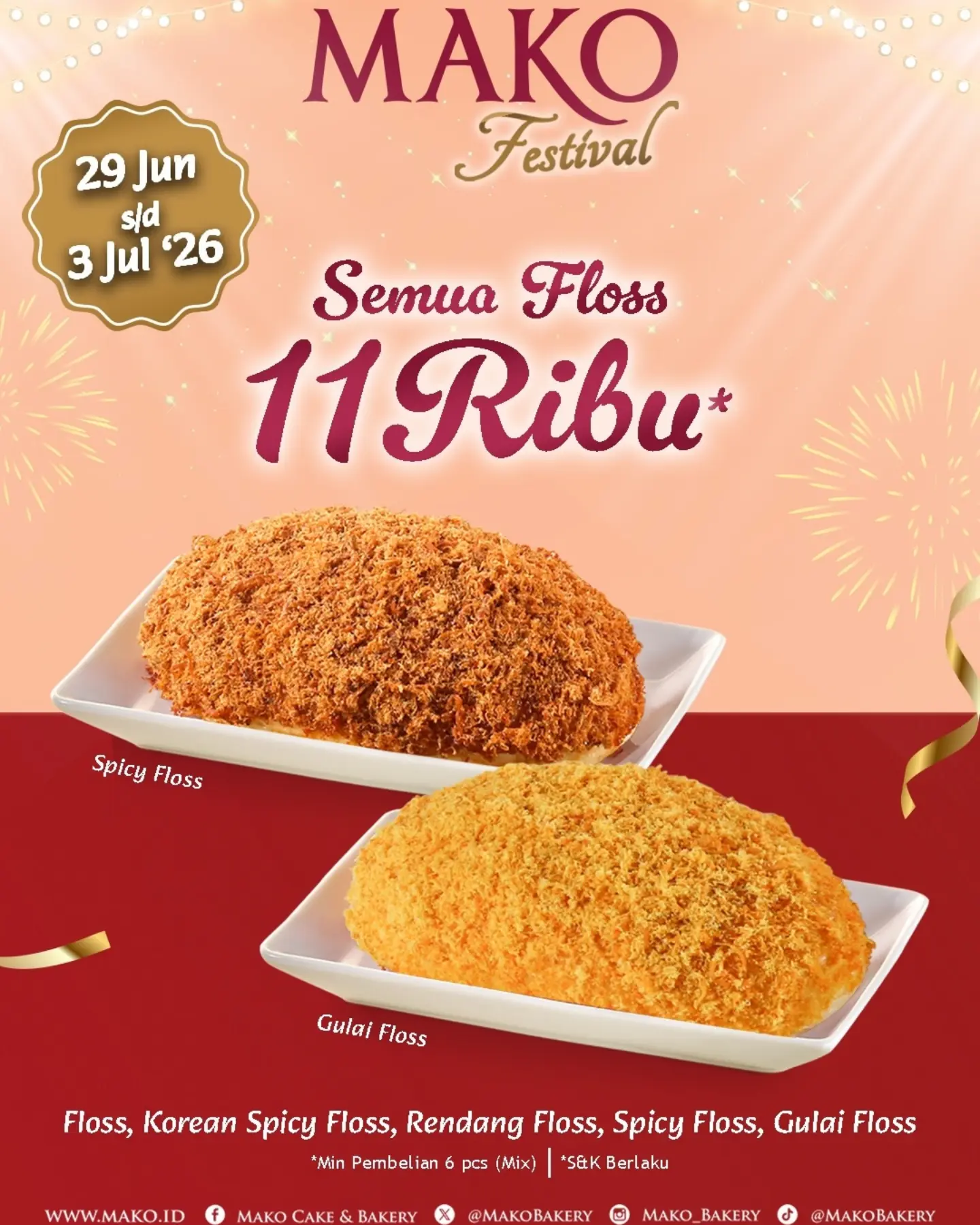 MAKO Festival – Bread from 9rb, Cakes from 19rb, Cookies from 43rb - Image 3
