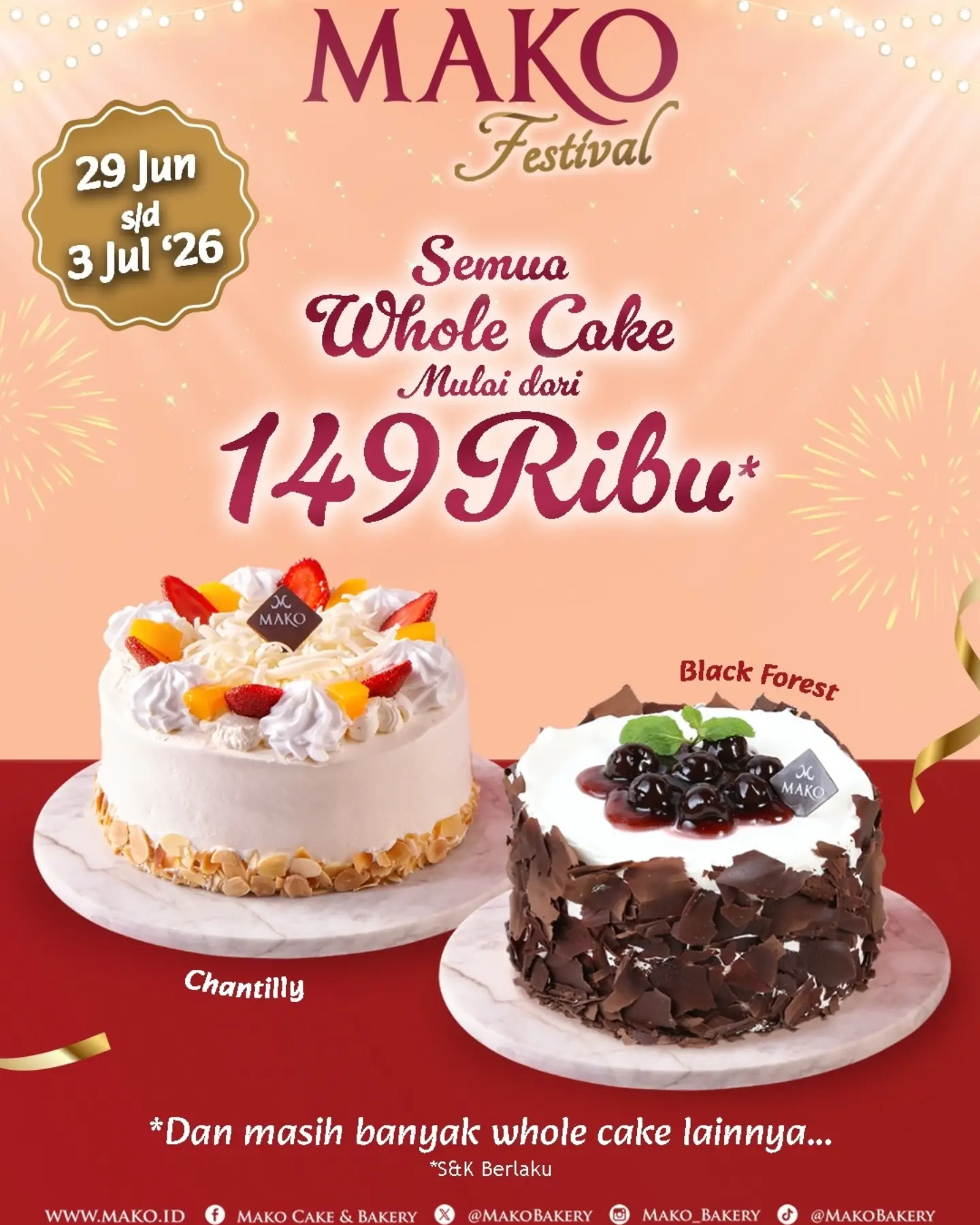 MAKO Festival – Bread from 9rb, Cakes from 19rb, Cookies from 43rb - Image 7