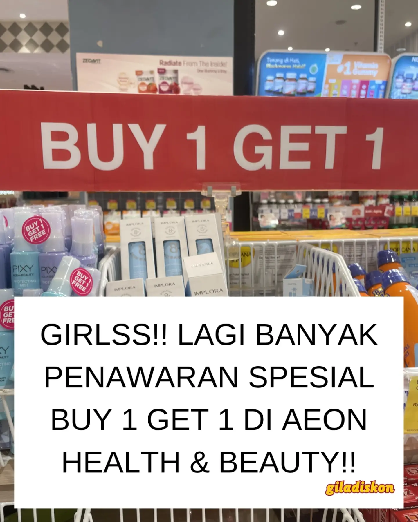 Buy 1 Get 1 Produk Favorit di Aeon Store