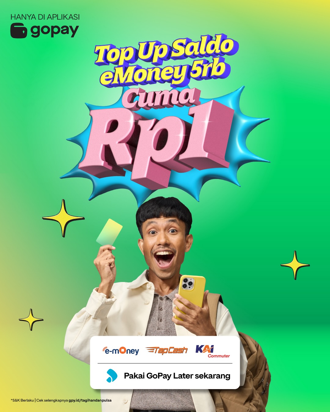 Isi Saldo eMoney Rp5.000 Cuma Bayar Rp1 di GoPay - Image 3