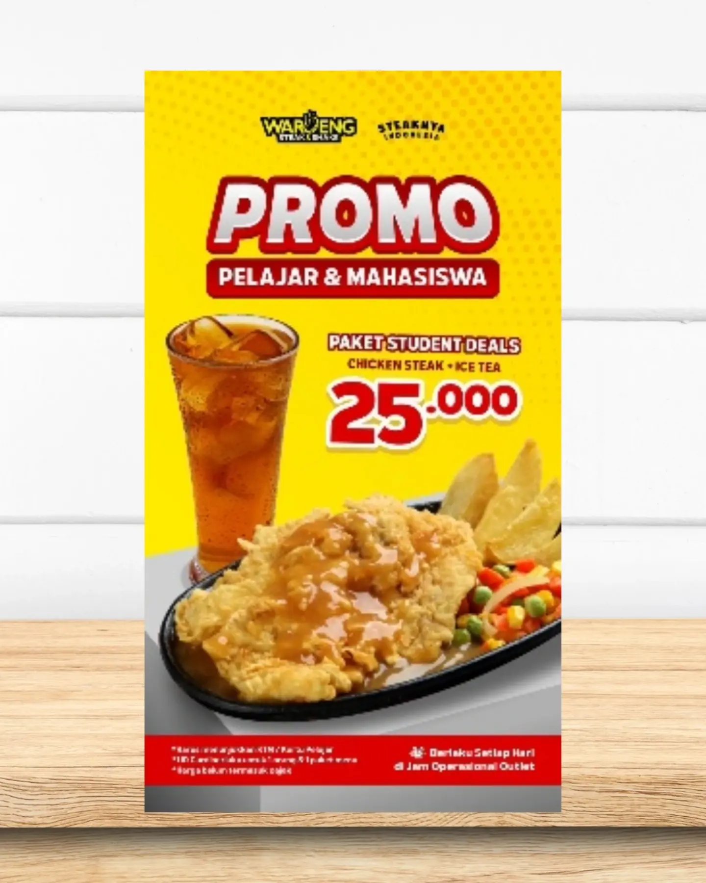 Student Deals: Chicken Steak & Es Teh Rp25.000 - Image 2