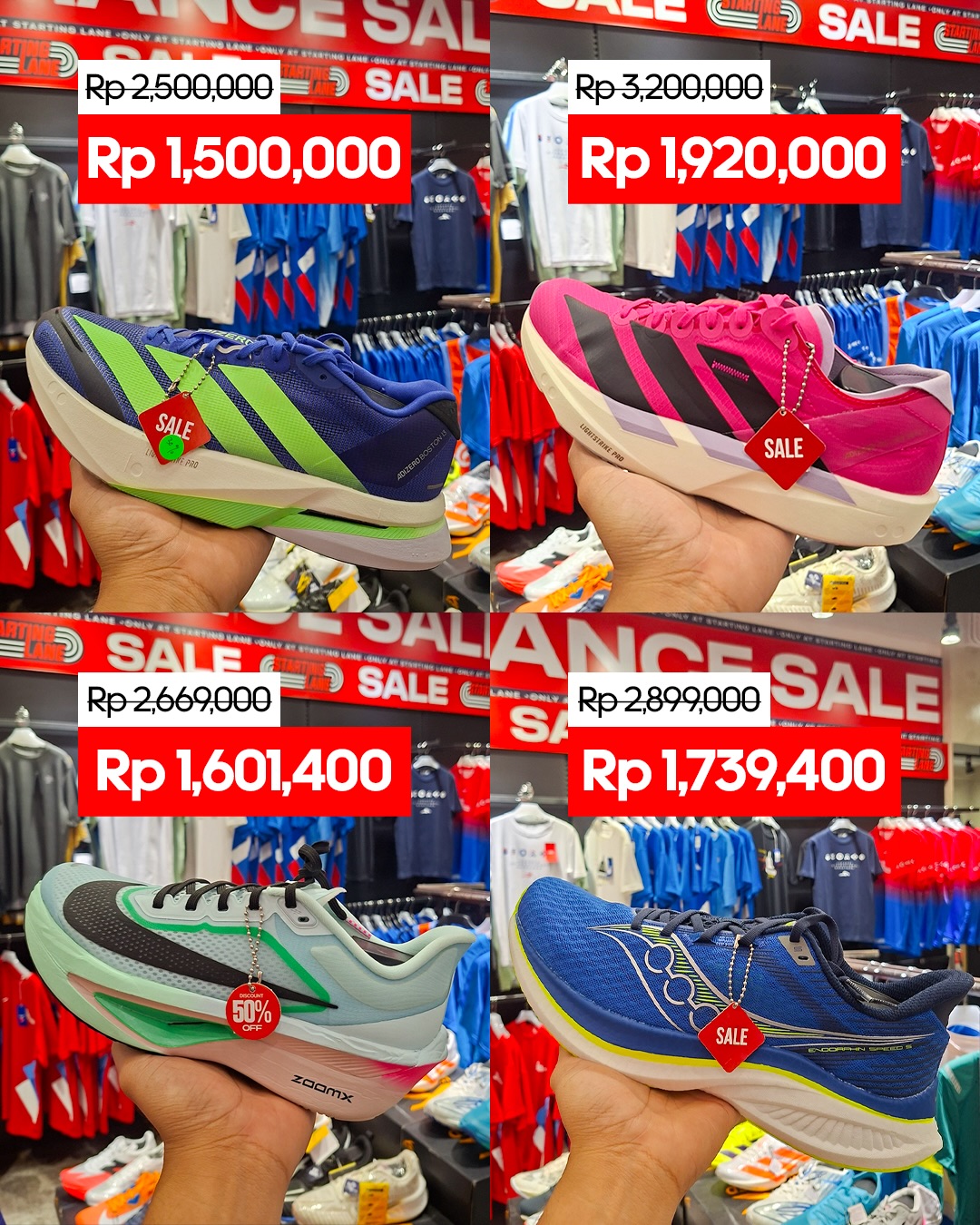 Gajian Makin Hemat! Diskon Sepatu Lari di Starting Lane Bogor Mulai 300K - Image 2