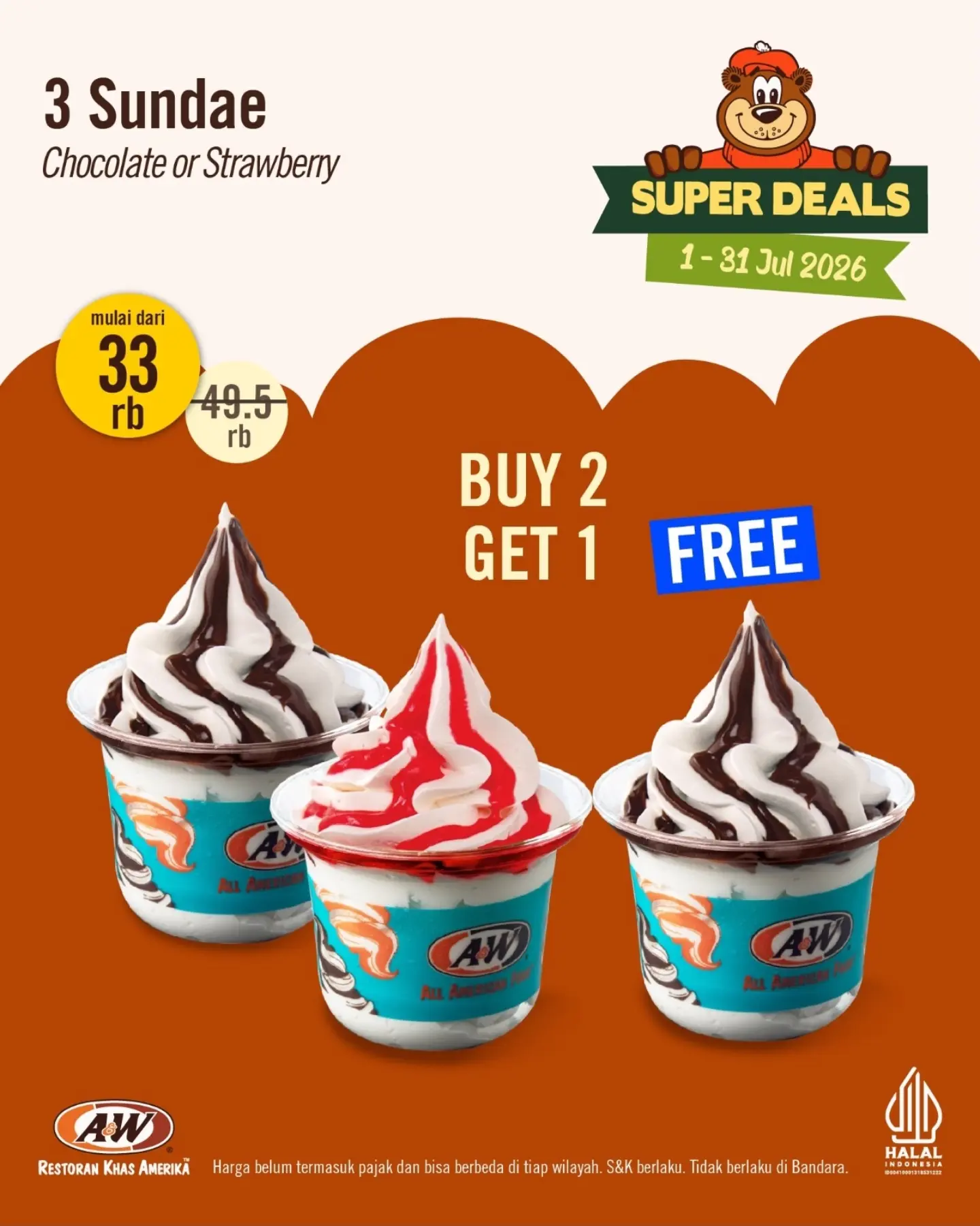 Super Deals A&W Juli 2026: Menu Spesial Hemat - Image 3