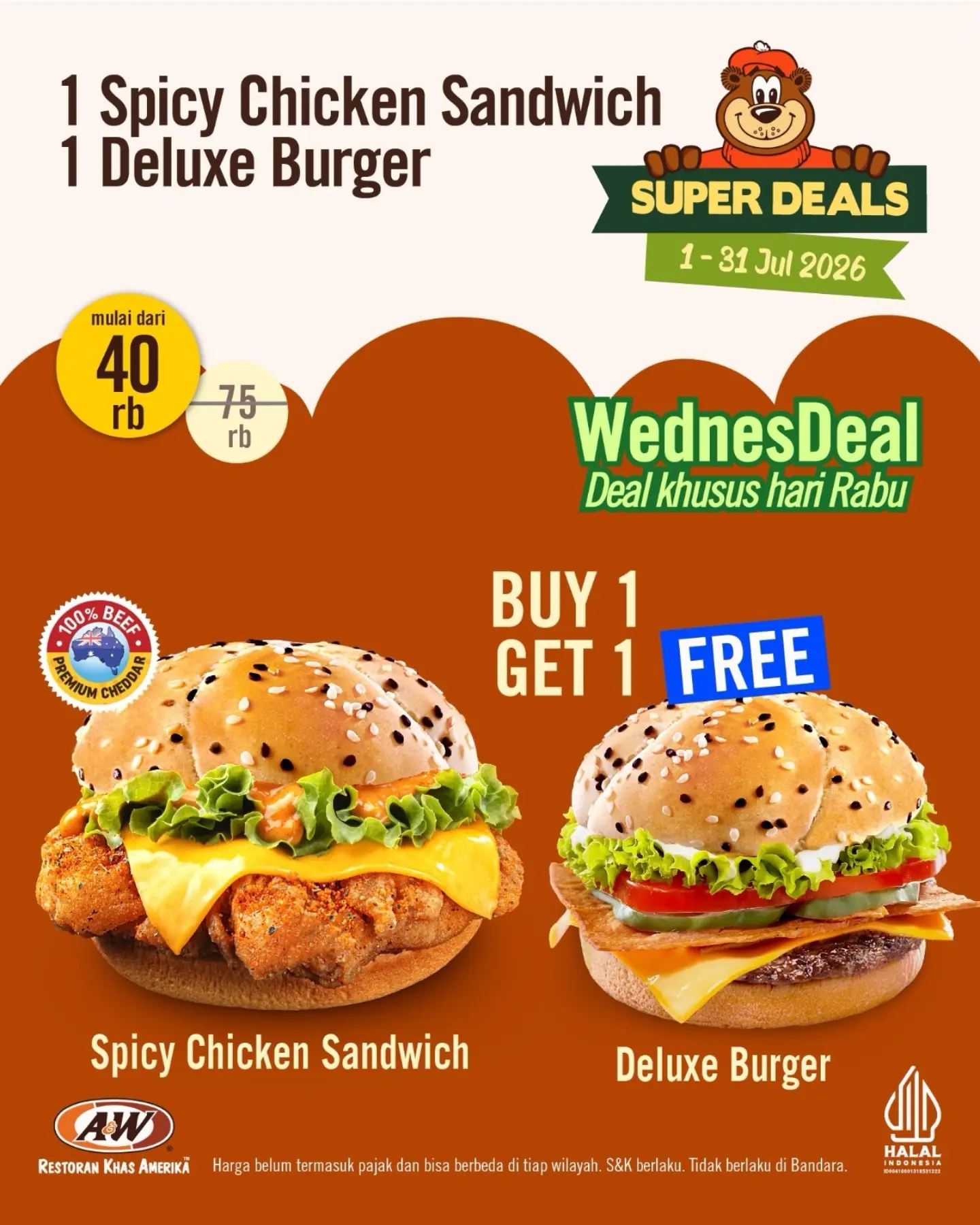 Super Deals A&W Juli 2026: Menu Spesial Hemat - Image 11