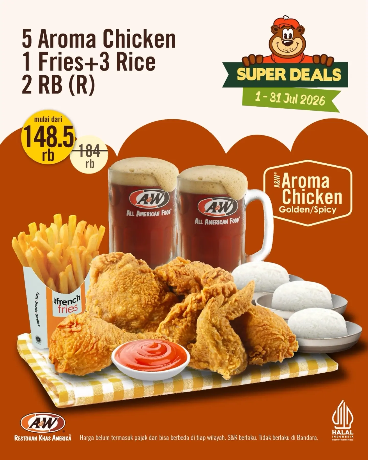 Super Deals A&W Juli 2026: Menu Spesial Hemat - Image 7
