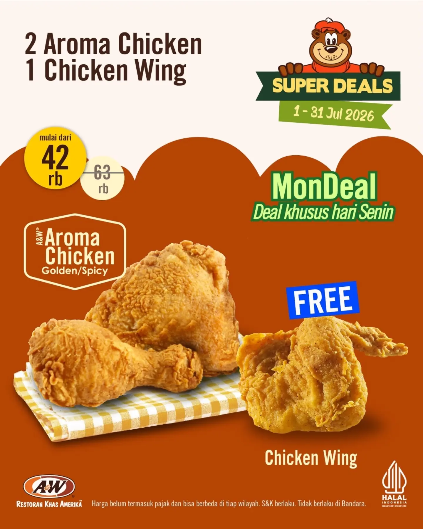 Super Deals A&W Juli 2026: Menu Spesial Hemat - Image 9