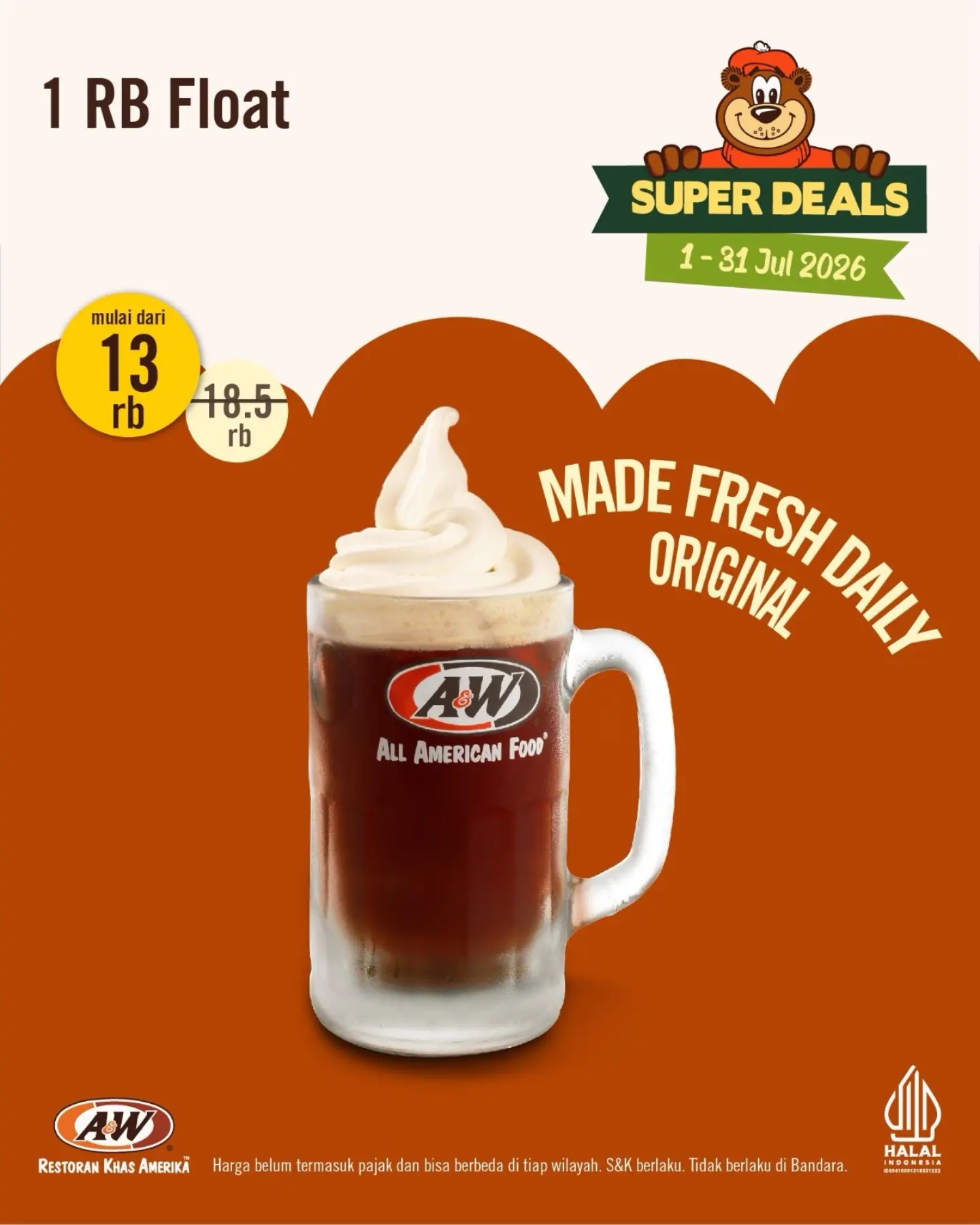 Super Deals A&W Juli 2026: Menu Spesial Hemat - Image 2