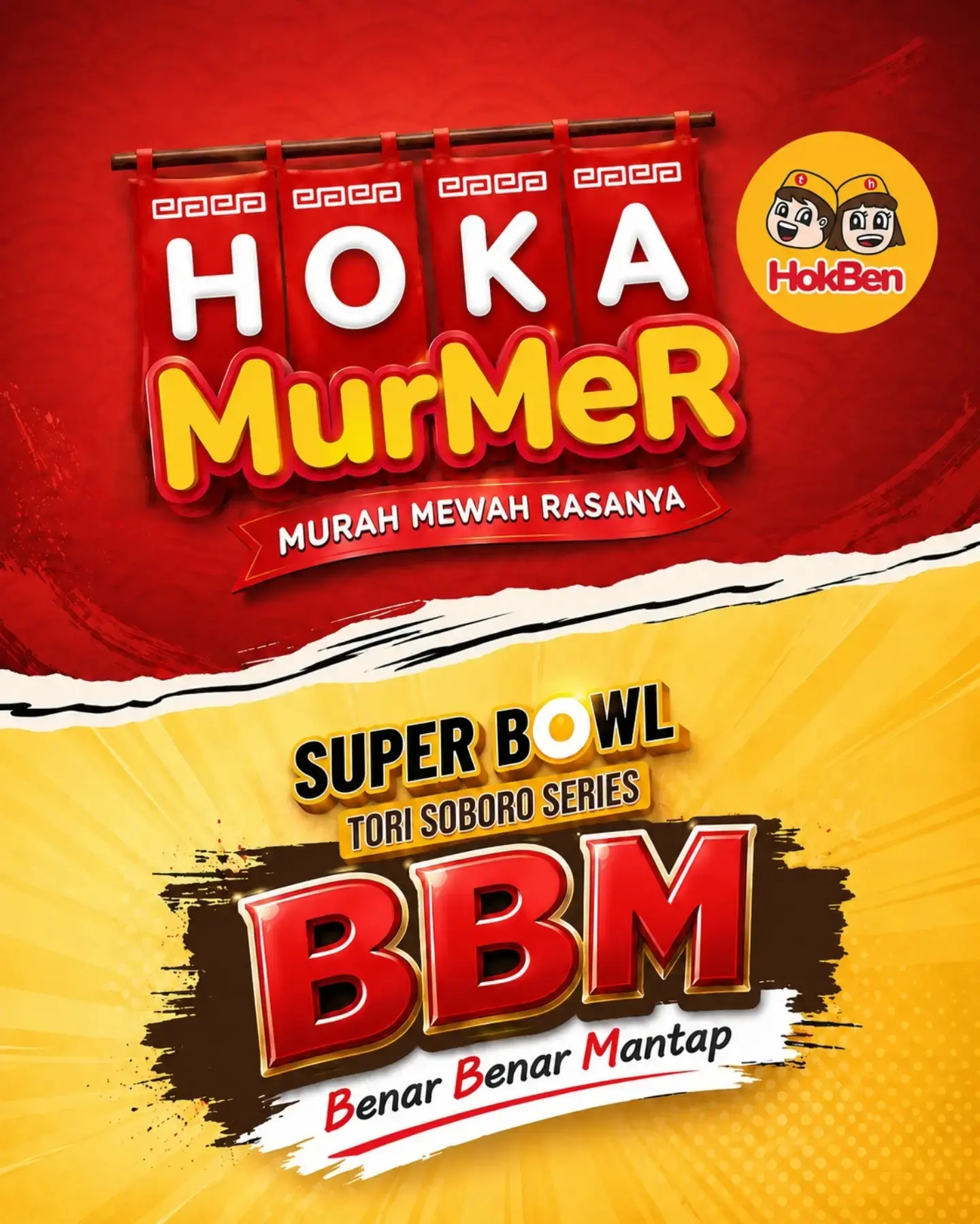 Paket HOKA MurMeR & BBM HokBen: Mulai Rp17.273! - Image 1