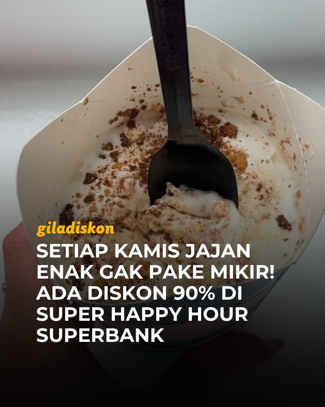 McFlurry Rp1.450 tiap Kamis pakai Superbank - Image 1