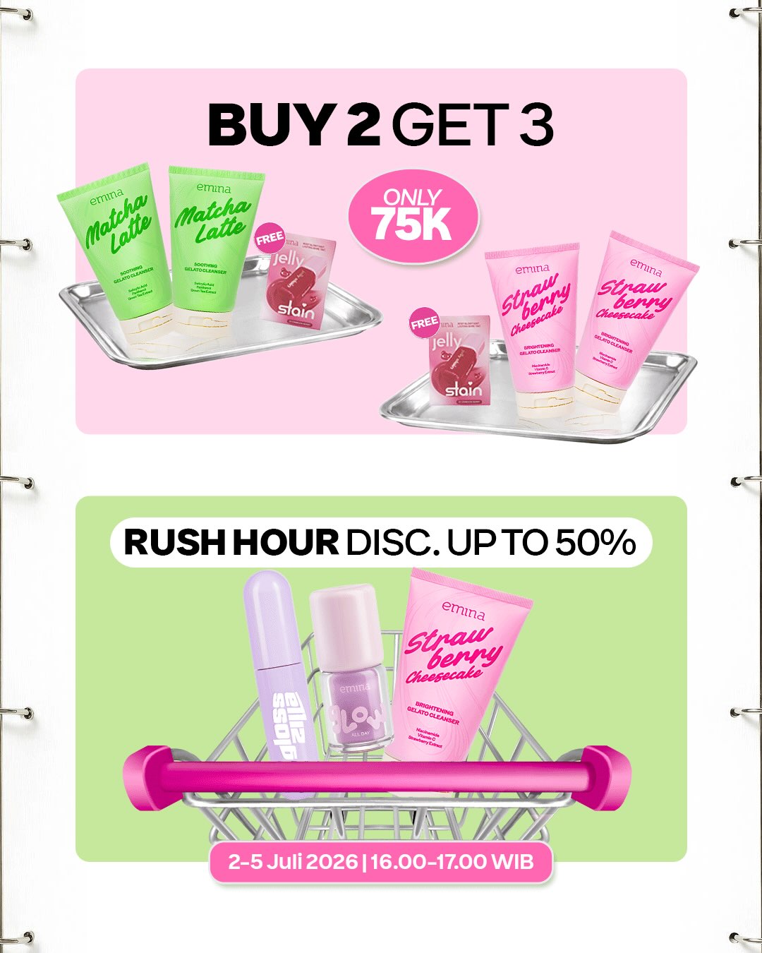 Promo & Free Treats di Booth Emina Jakarta X Beauty 2026 - Image 4