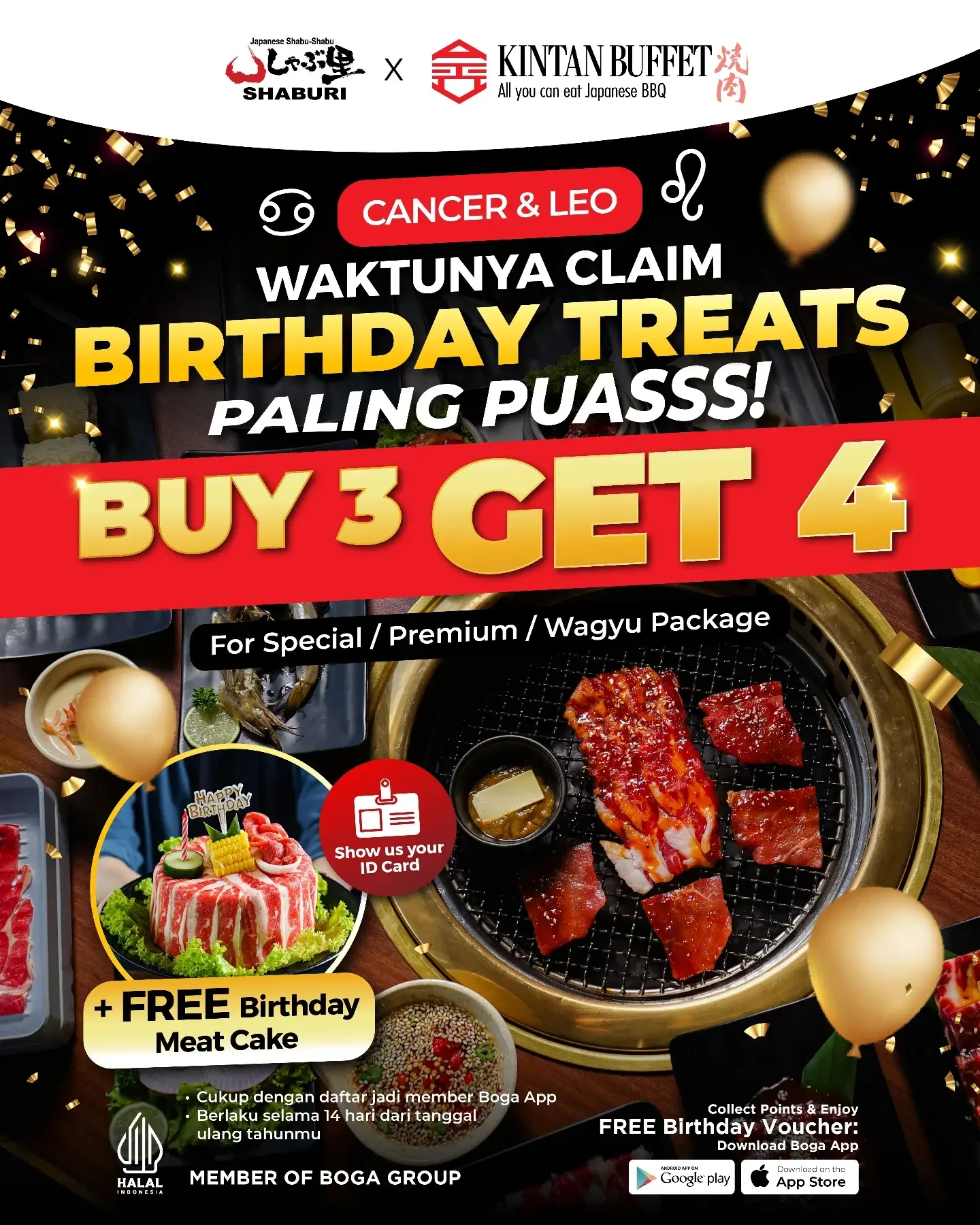 BUY 3 GET 4 Spesial Ultah Juli di Kintan Buffet - Image 2