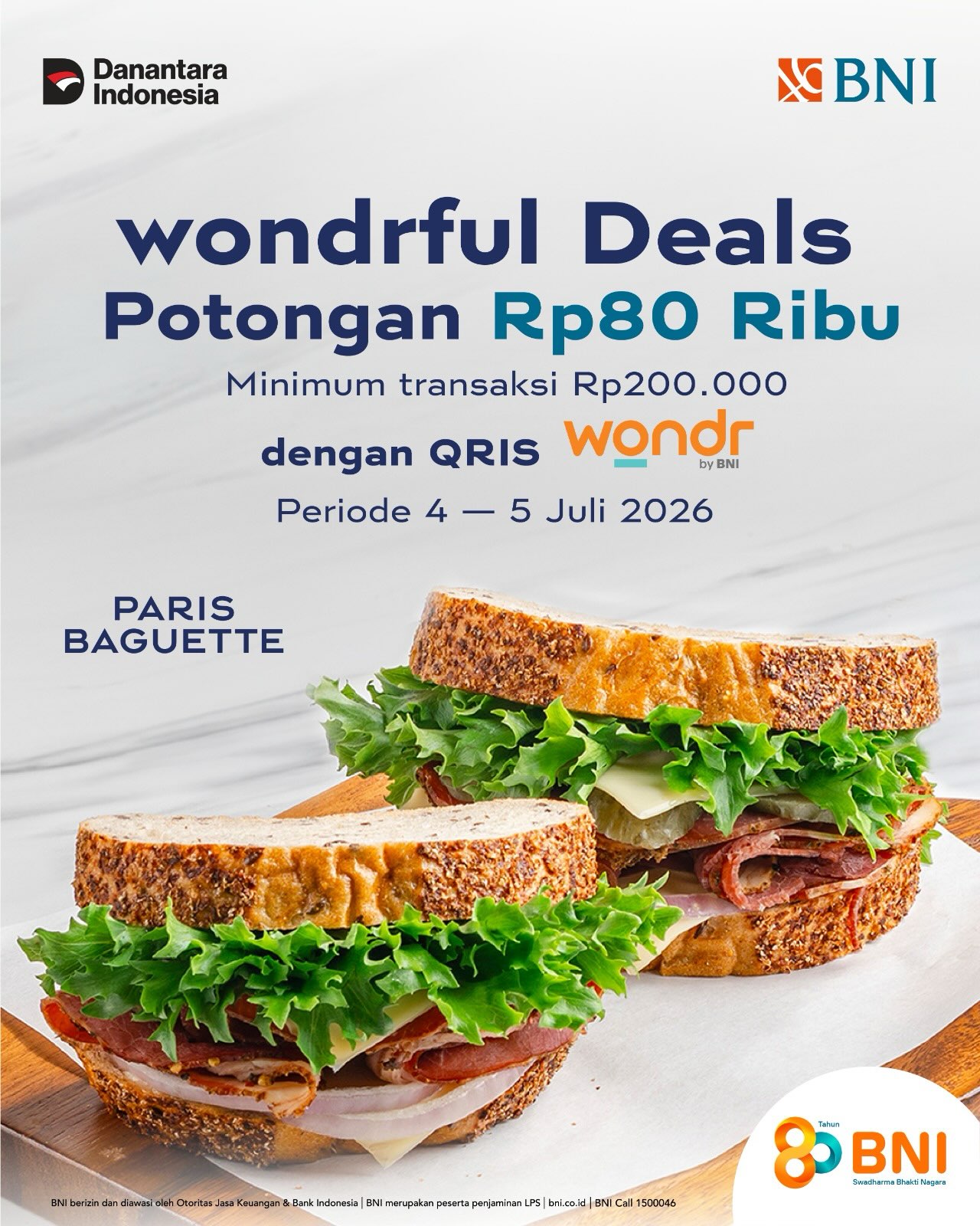 Cuma 2 Hari: Potongan Rp80 Ribu di Paris Baguette - Image 2