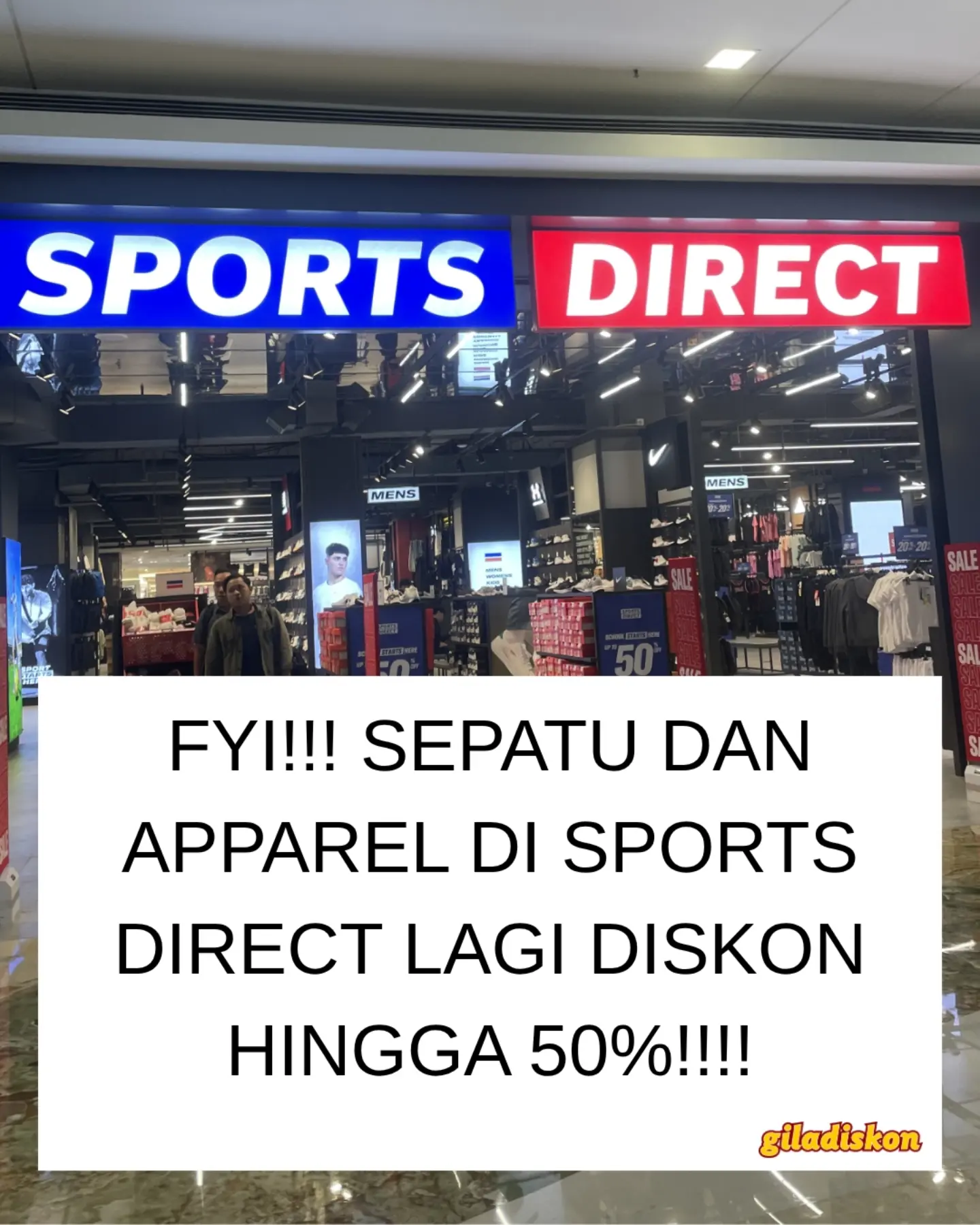Diskon Hingga 50% di Sports Direct ID - Image 1