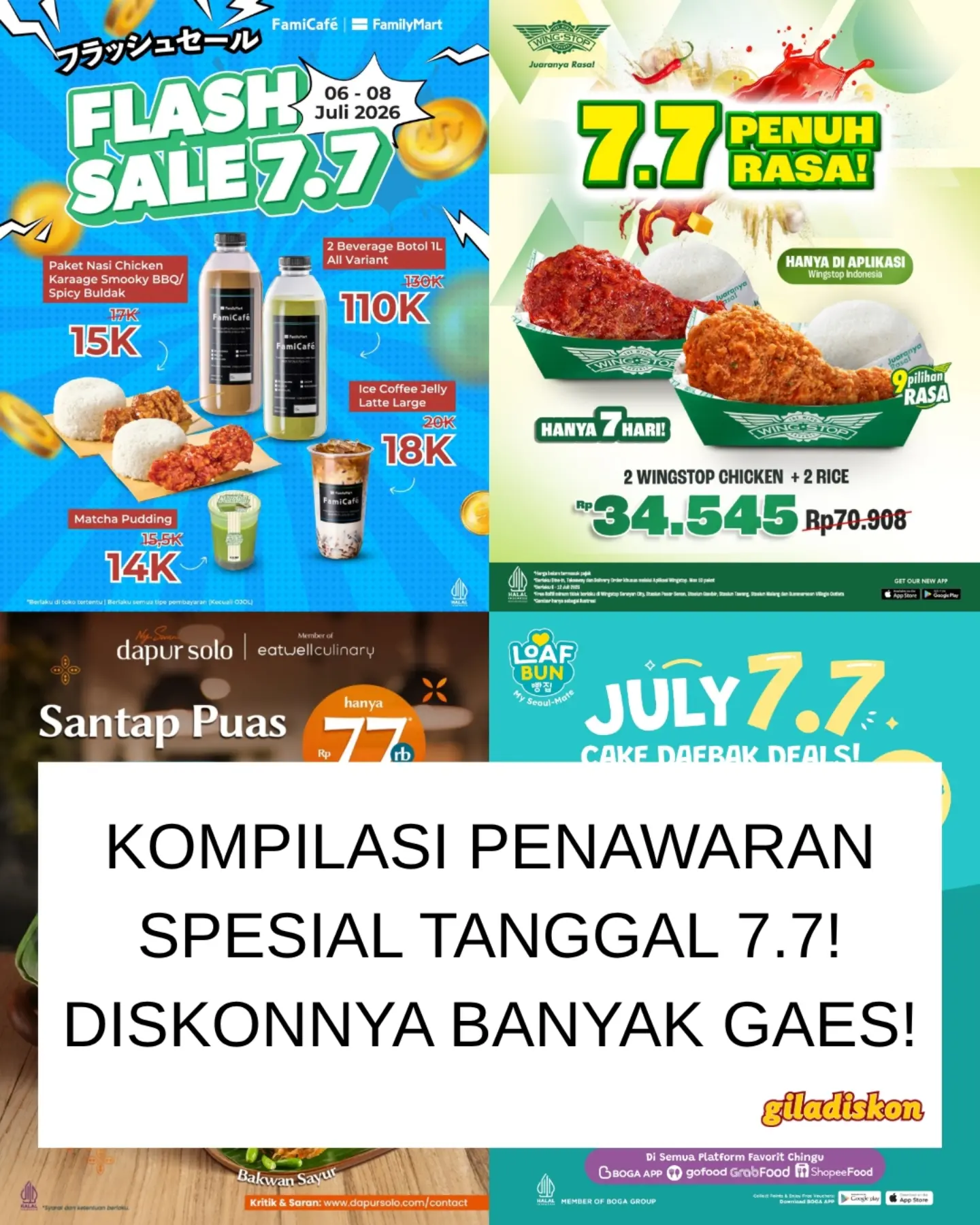 Makan Lengkap Cuma Rp77 di 7.7 - Image 1