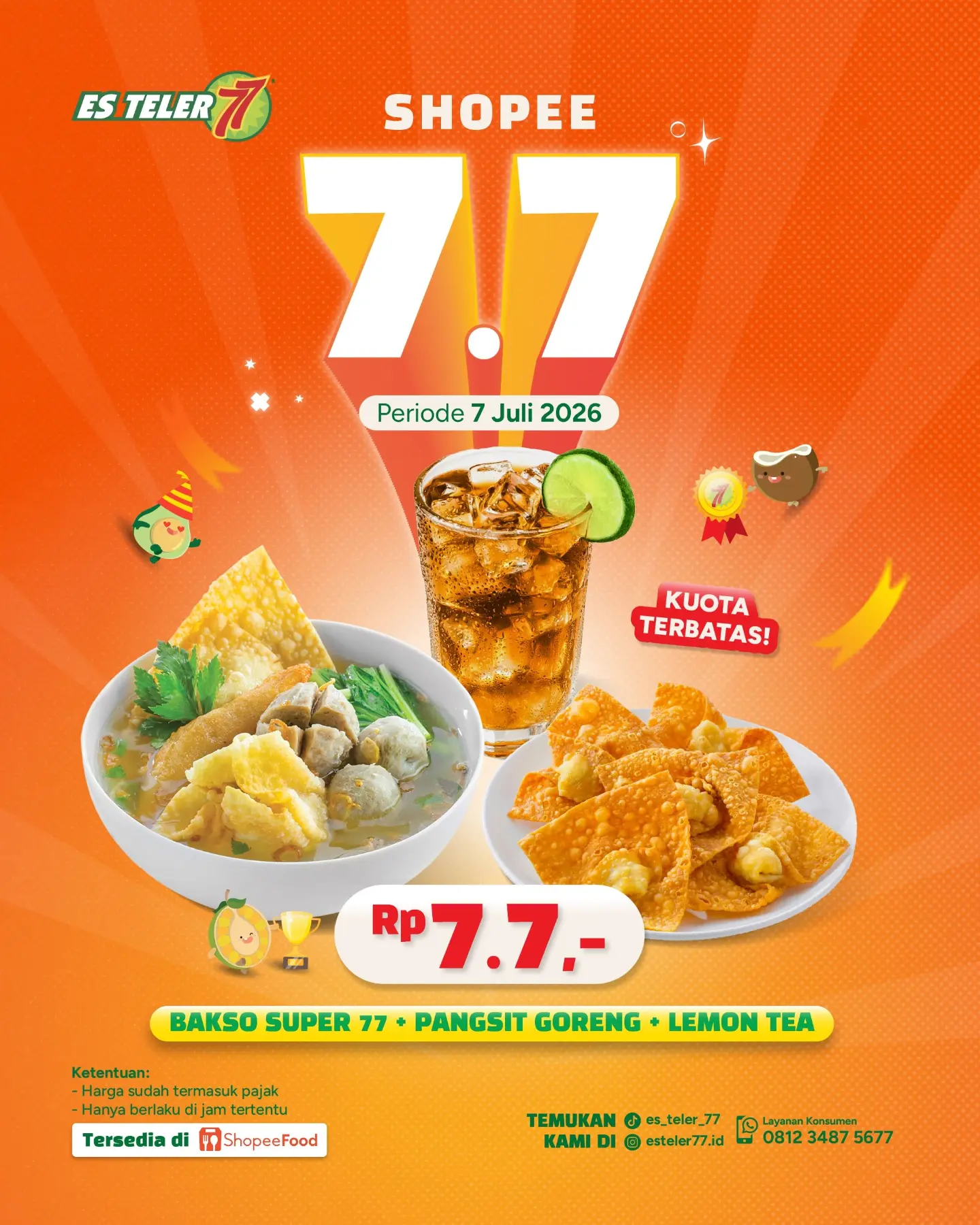 Makan Lengkap Cuma Rp77 di 7.7 - Image 2