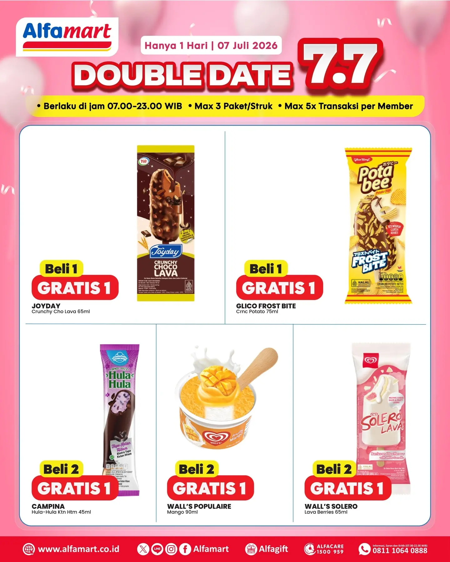 Double Date 7.7 Alfamart: Beli 1 Gratis 1, Beli 2 Gratis 1 - Image 2