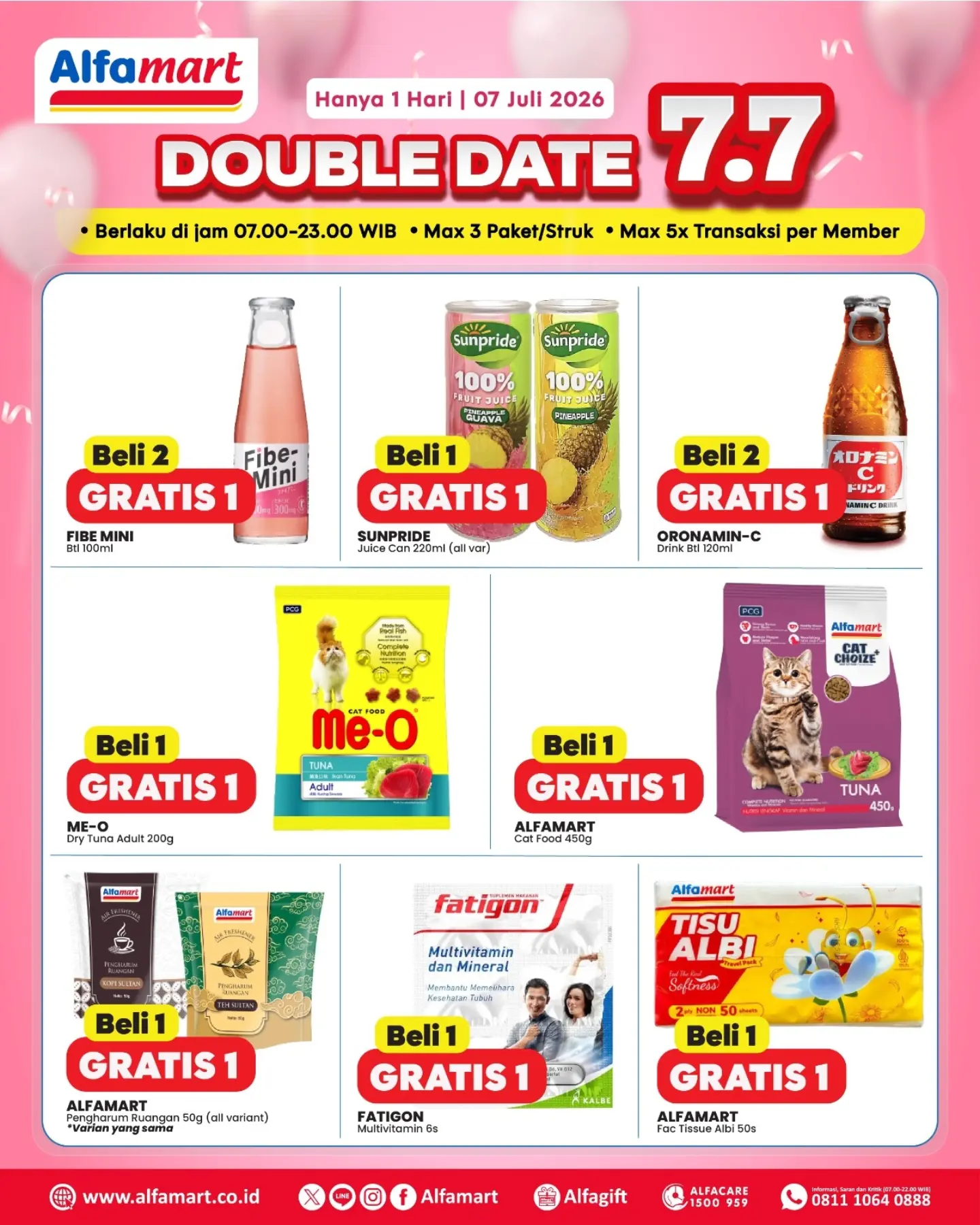 Double Date 7.7 Alfamart: Beli 1 Gratis 1, Beli 2 Gratis 1 - Image 6
