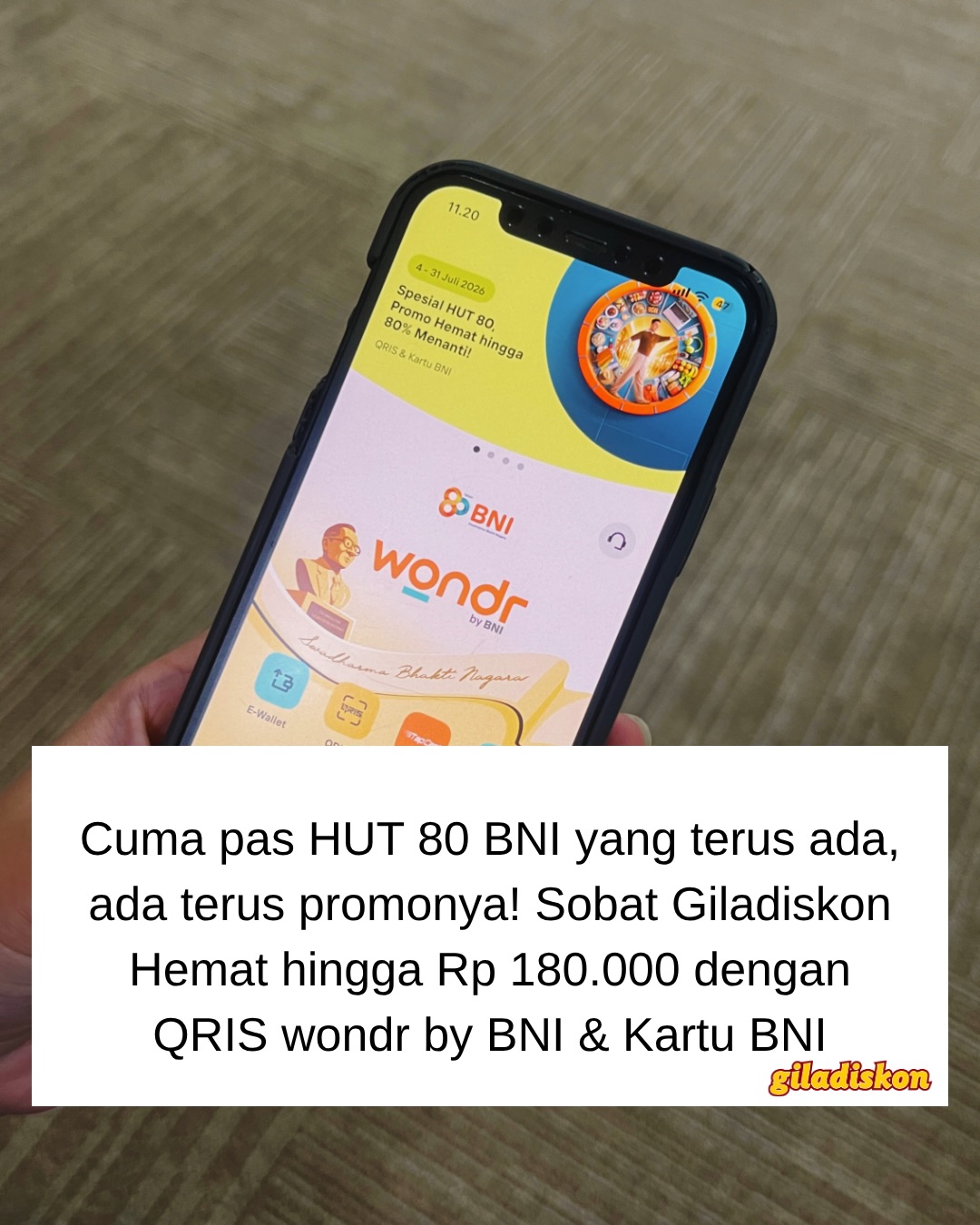 HUT BNI ke-80: Diskon hingga Rp180 Ribu di Merchant Favorit - Image 1