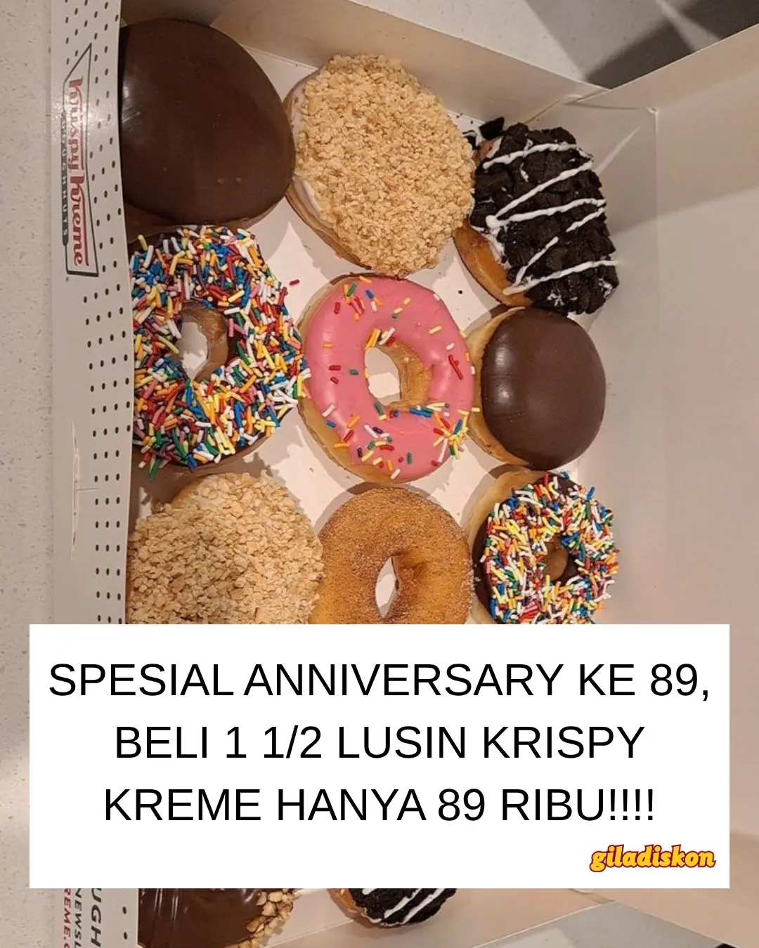 ½ Lusin Mixed Classic + 1 Lusin Assorted Doughnuts Rp89K - Image 1