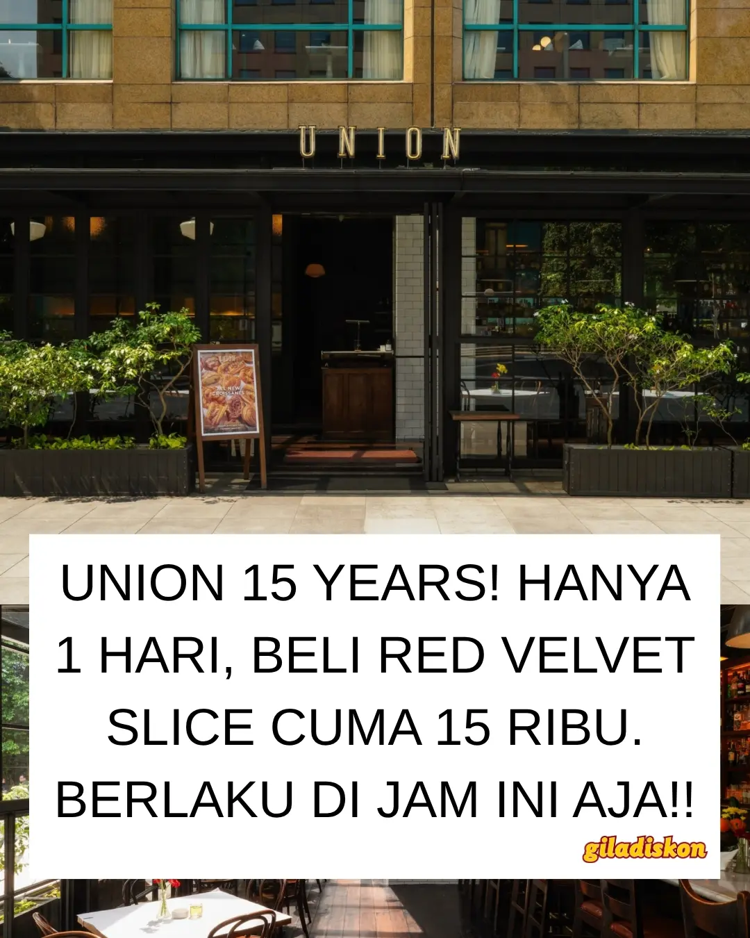 15th Anniversary: Red Velvet Cake for IDR 15,000