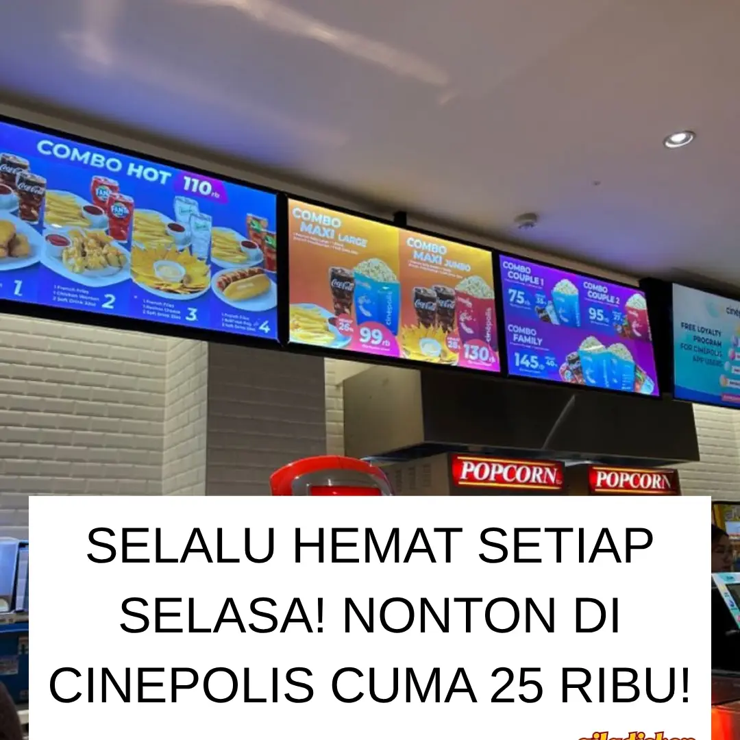 Tiket Bioskop Rp25.000 Setiap Selasa di Cinépolis - Image 1