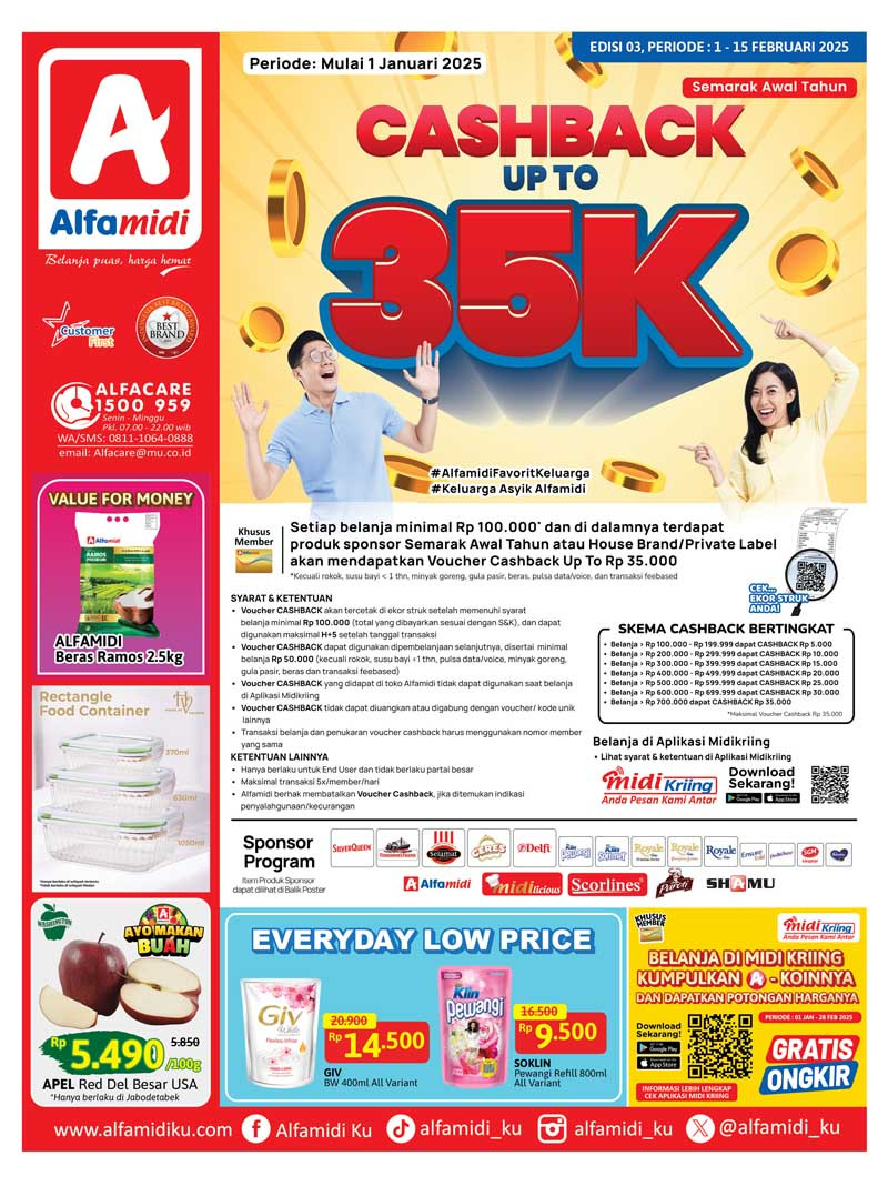 Katalog Promo Alfamidi Periode 1 - 15 Februari 2025 - Image 2