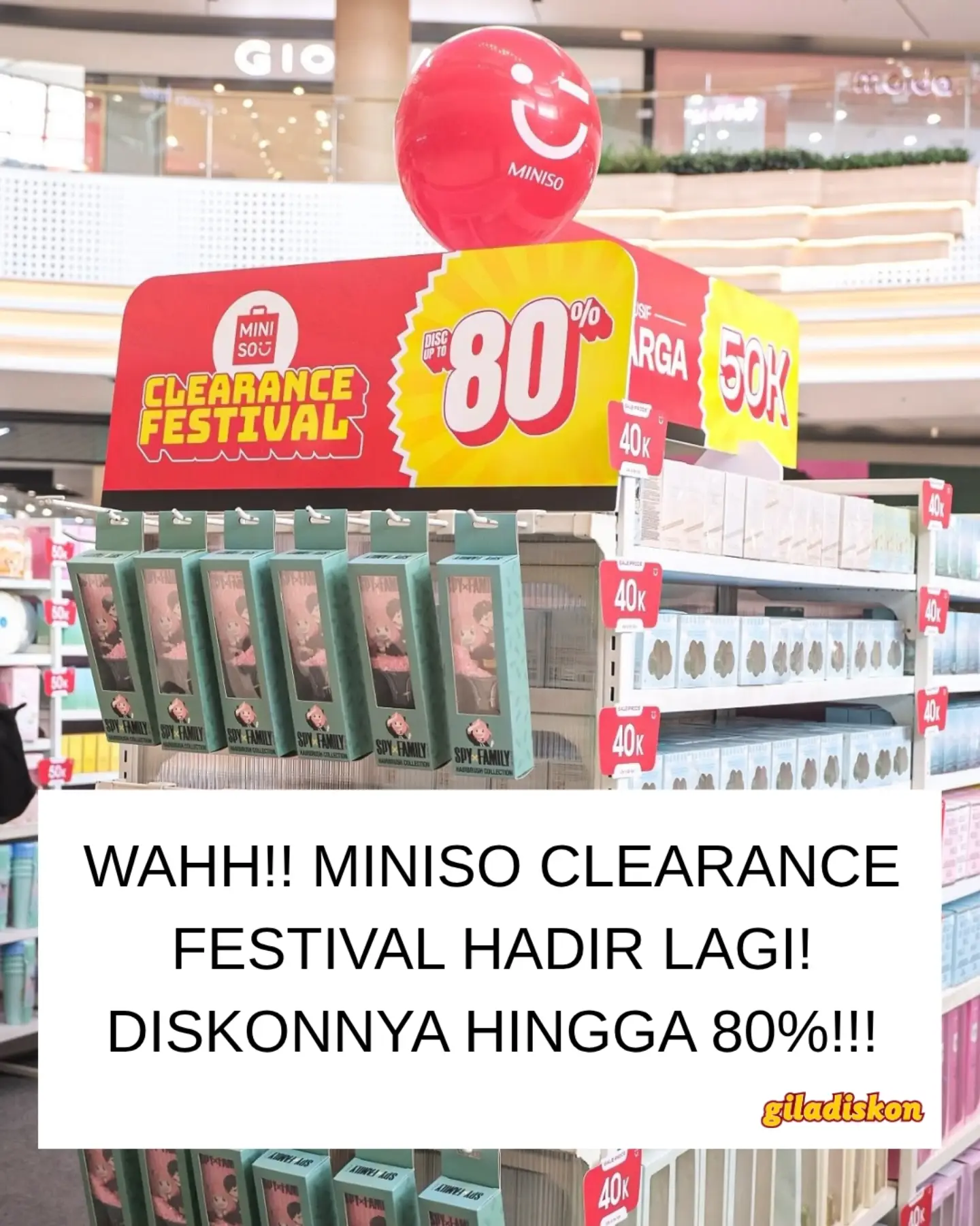 MINISO Clearance Sale Mulai 10 Ribu! - Image 1