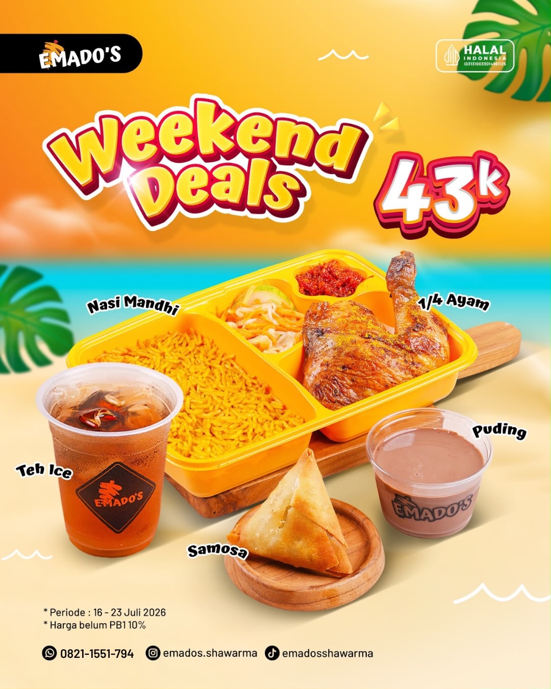 Promo Emado's: Family 99rb & Weekend 43rb - Image 2