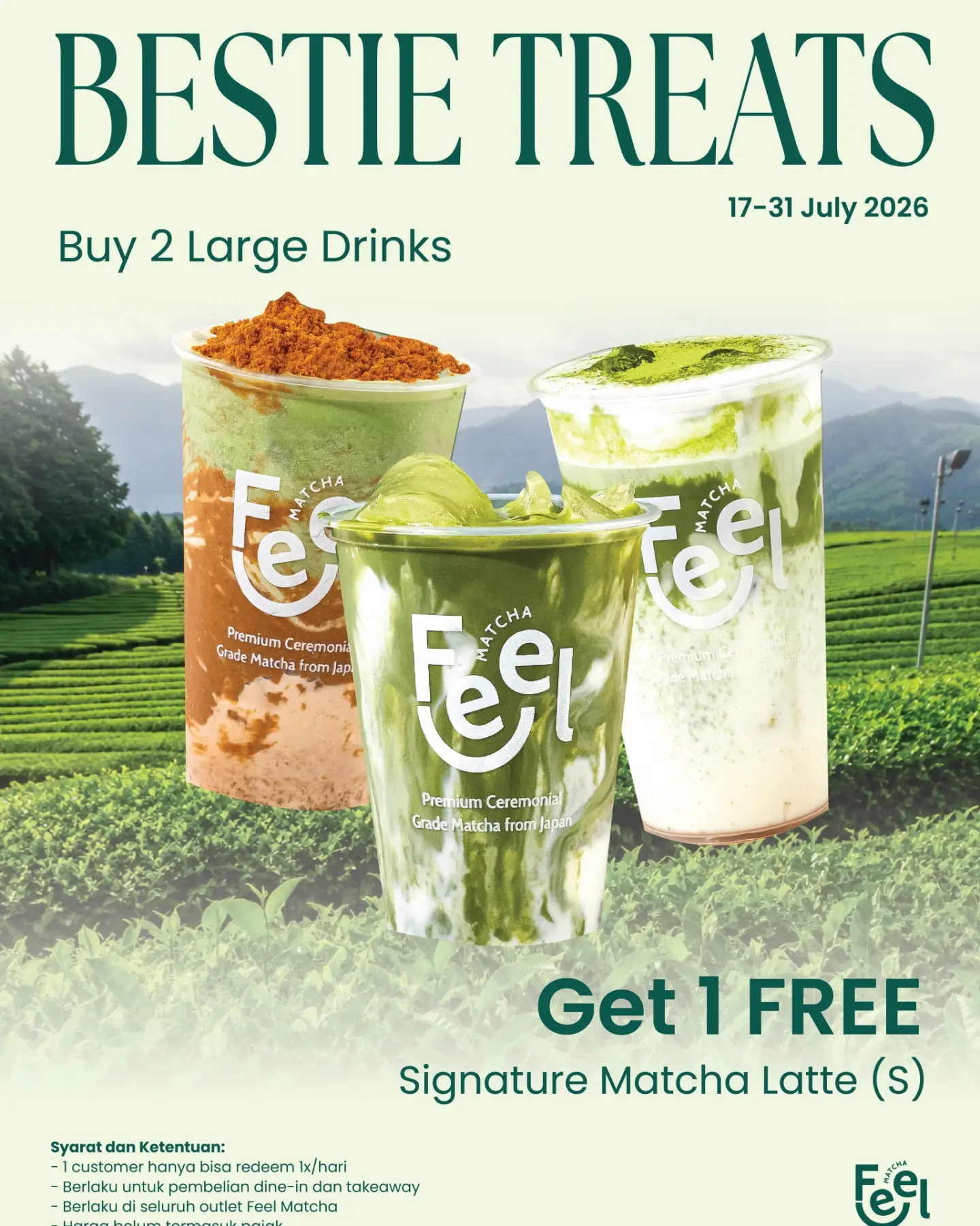 Beli 2 Gratis 1 di Feel Matcha - Image 2
