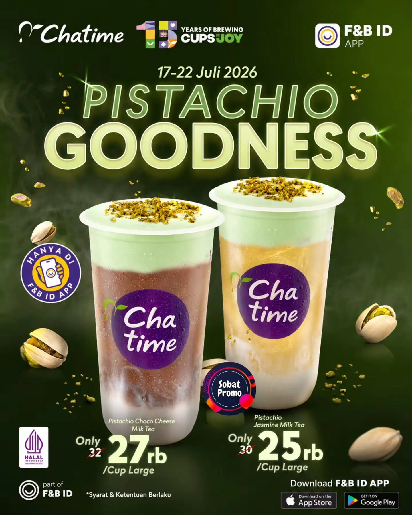 Chatime Weekend Deals: Large Rp23.000 & Pistachio Rp25.000 - Image 2