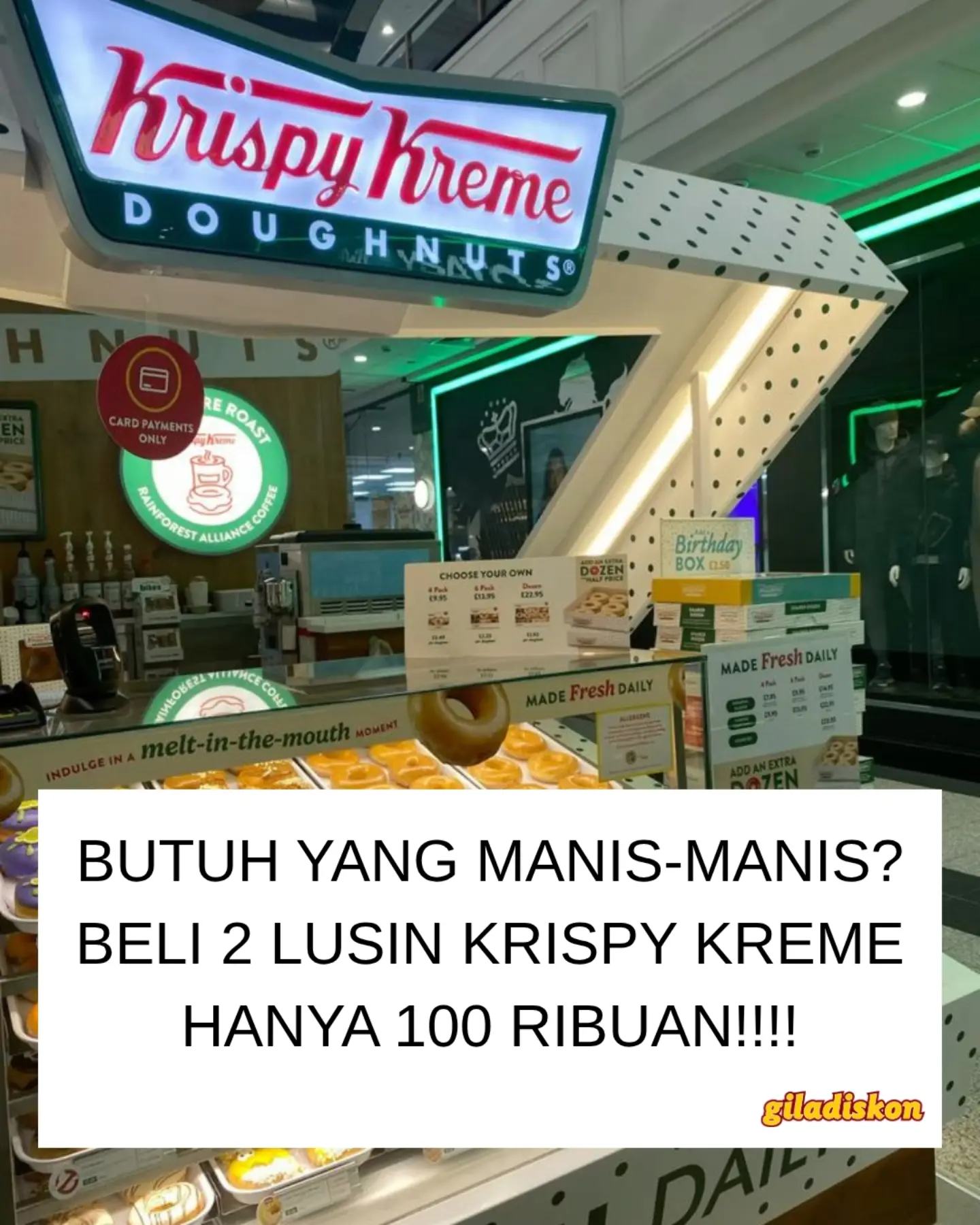 Beli 1 Gratis 1 Donat - 1 Lusin Basic + 1 Lusin Mixed Rp119K