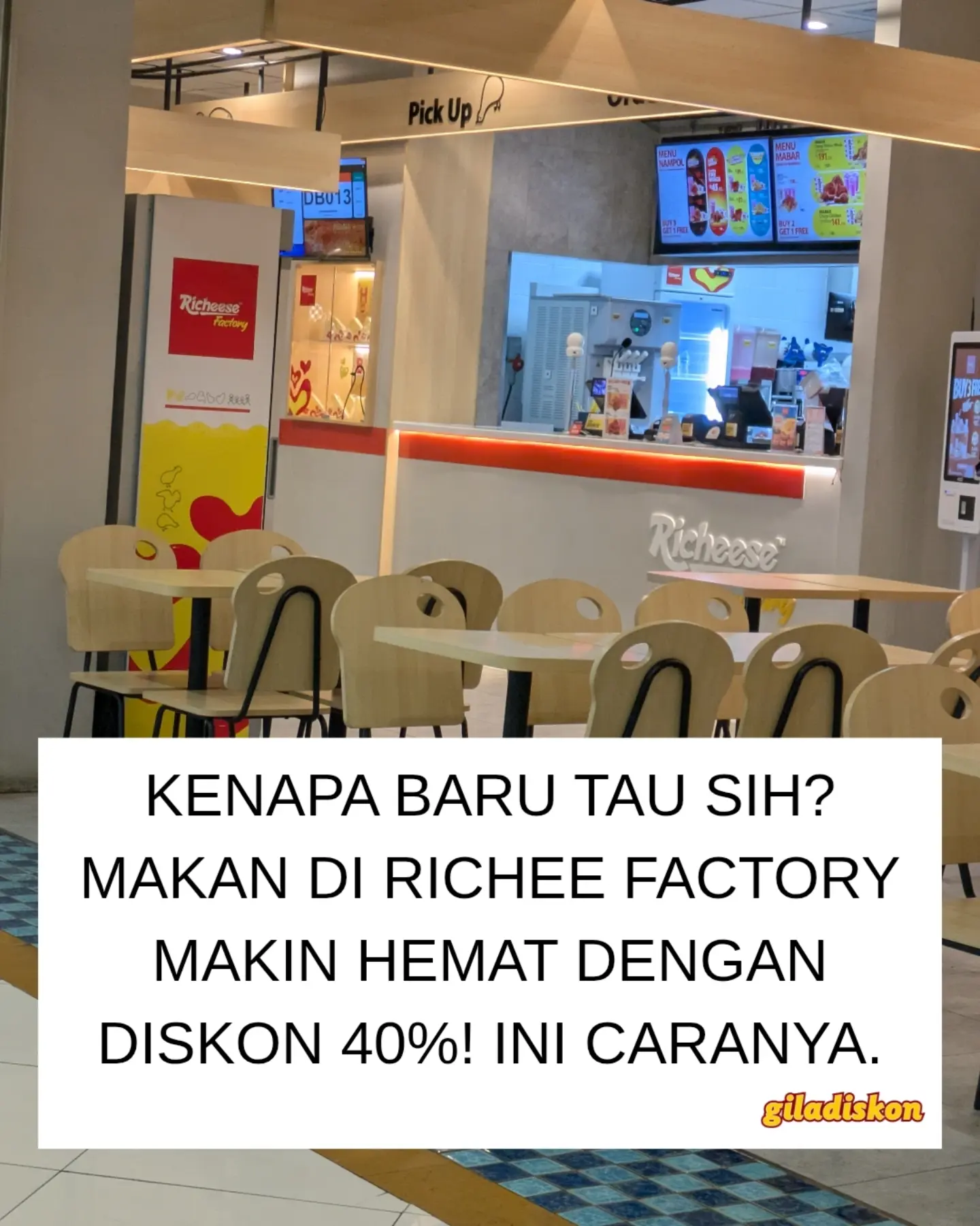 Diskon 40% Double Duo Combo Richeese - mulai Rp30.000/orang