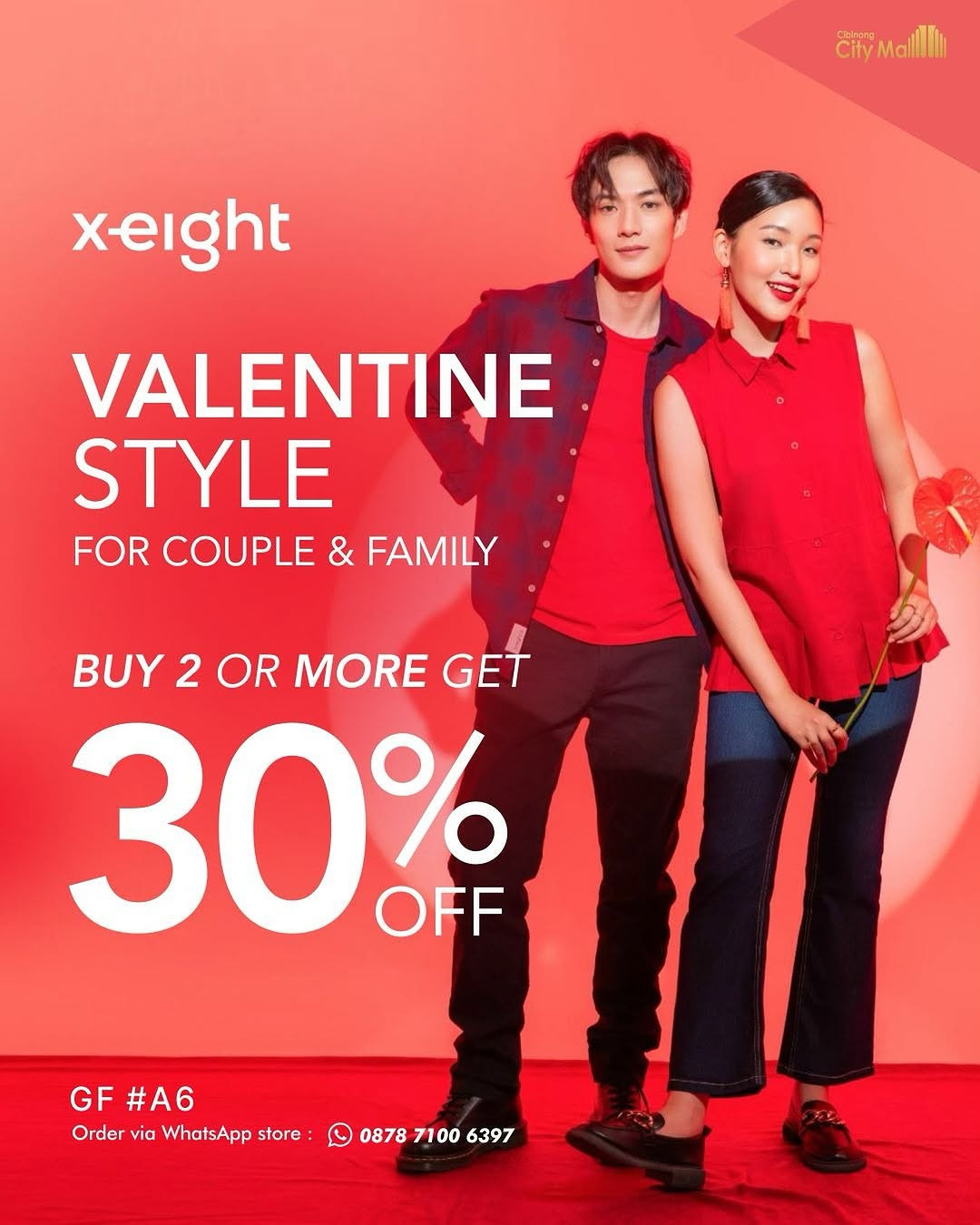 Promo X Eight Valentine Style Beli 2 Item Atau Lebih Diskon 30% - Image 1