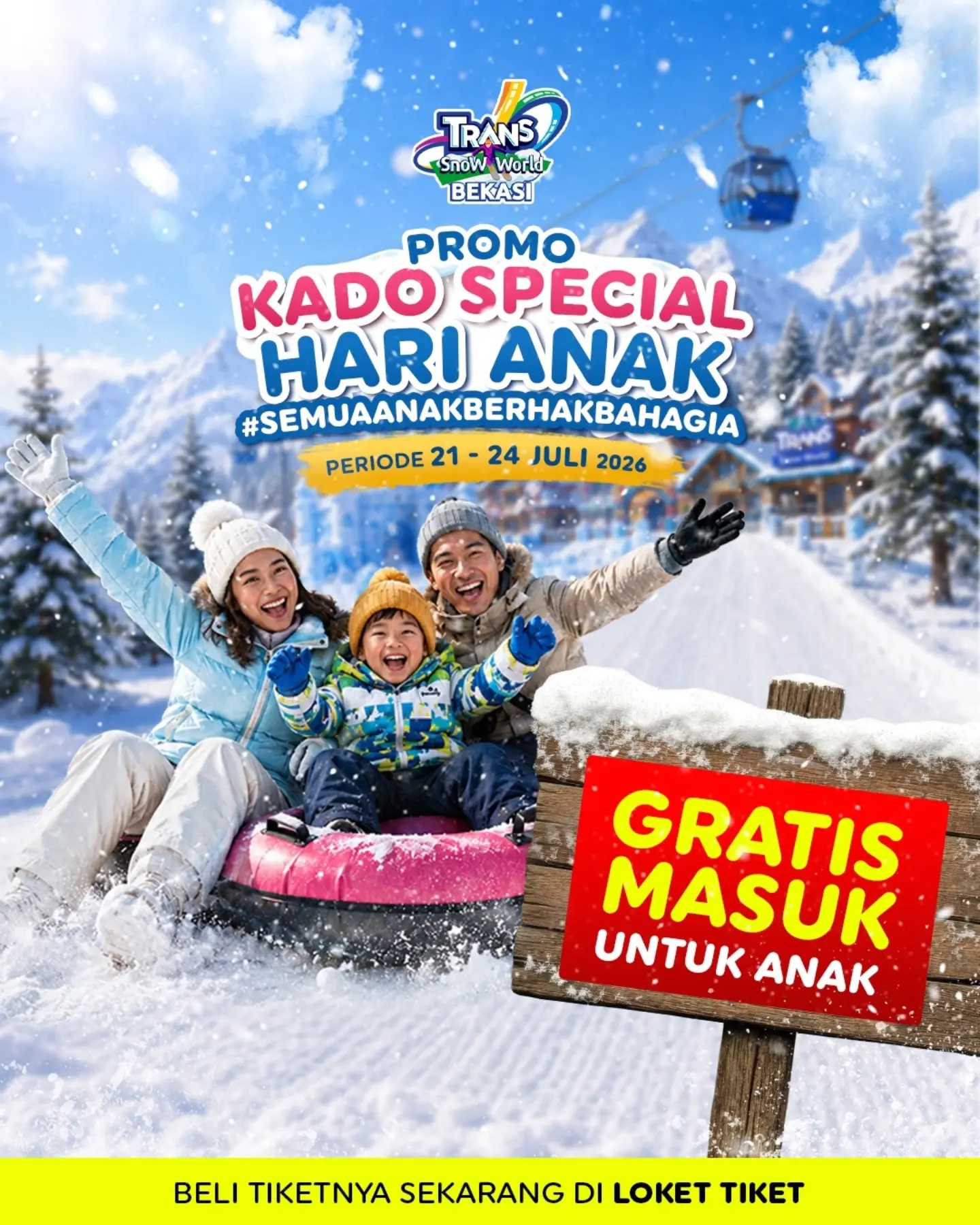 Spesial Hari Anak: Gratis Masuk Trans Snow World untuk Anak 0-12 Tahun - Image 2
