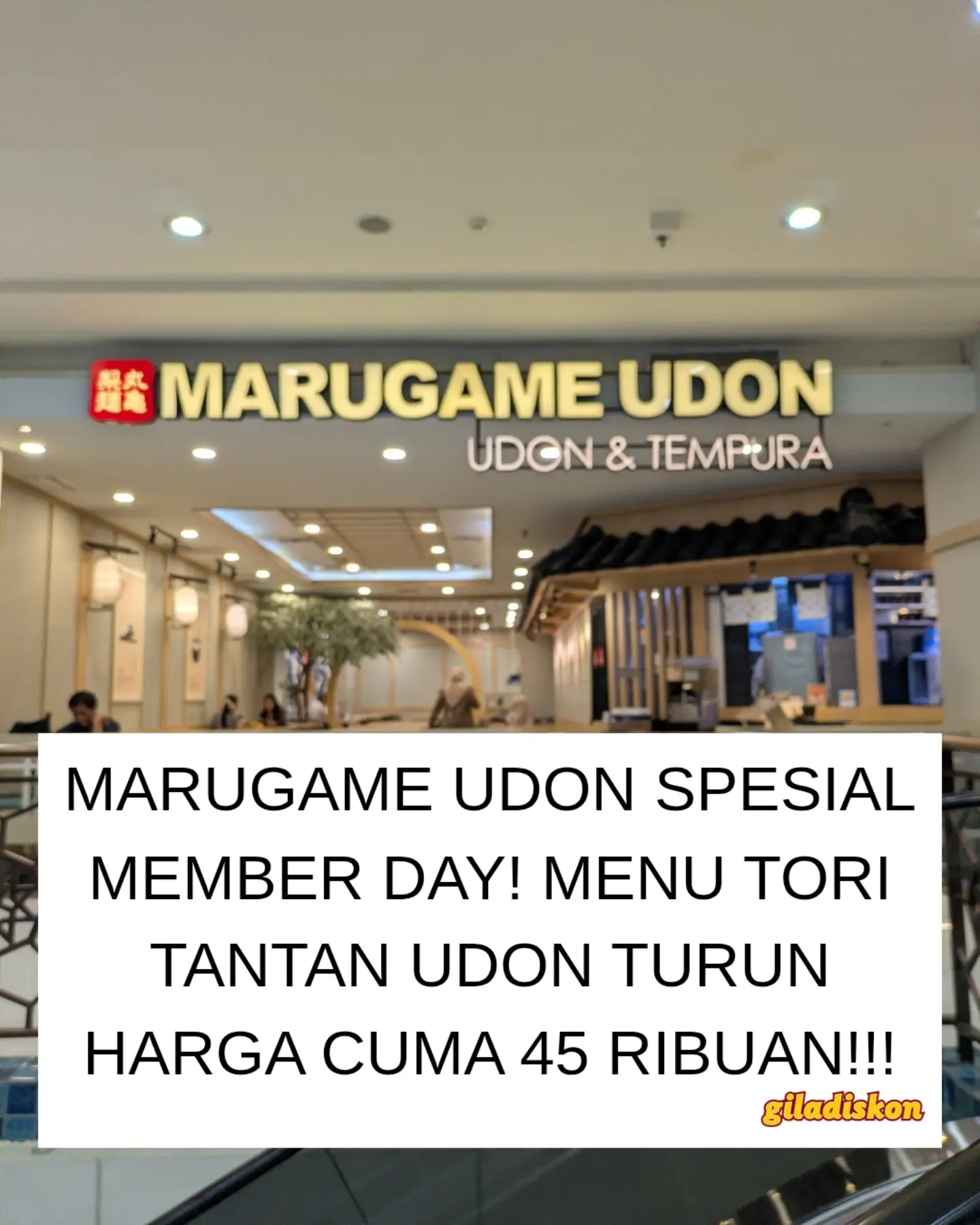 Tori Tantan Udon Hanya 45 Ribu untuk Member - Image 1