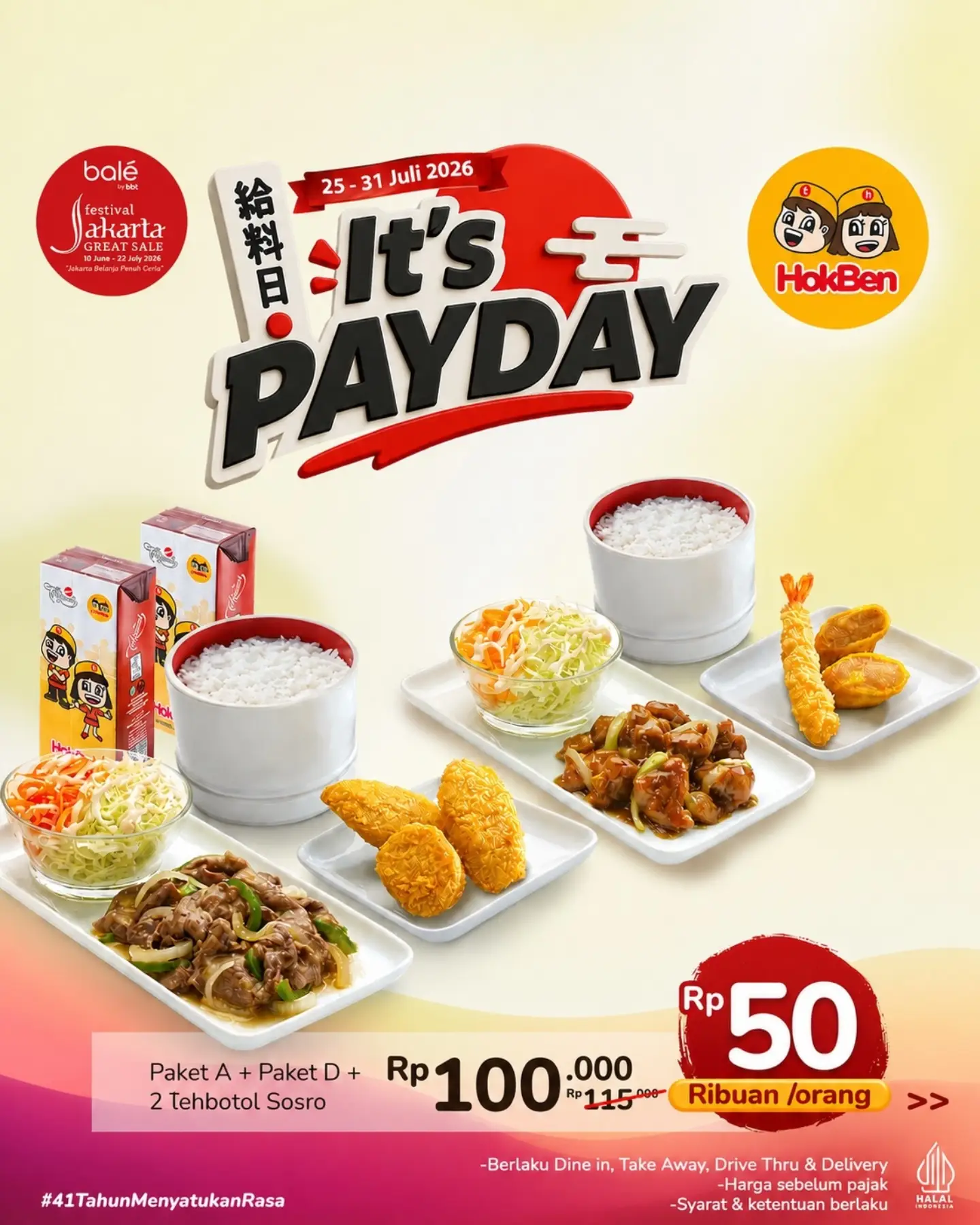 HokBen It's Payday: Paket Spesial Mulai Rp50.000 - Image 4