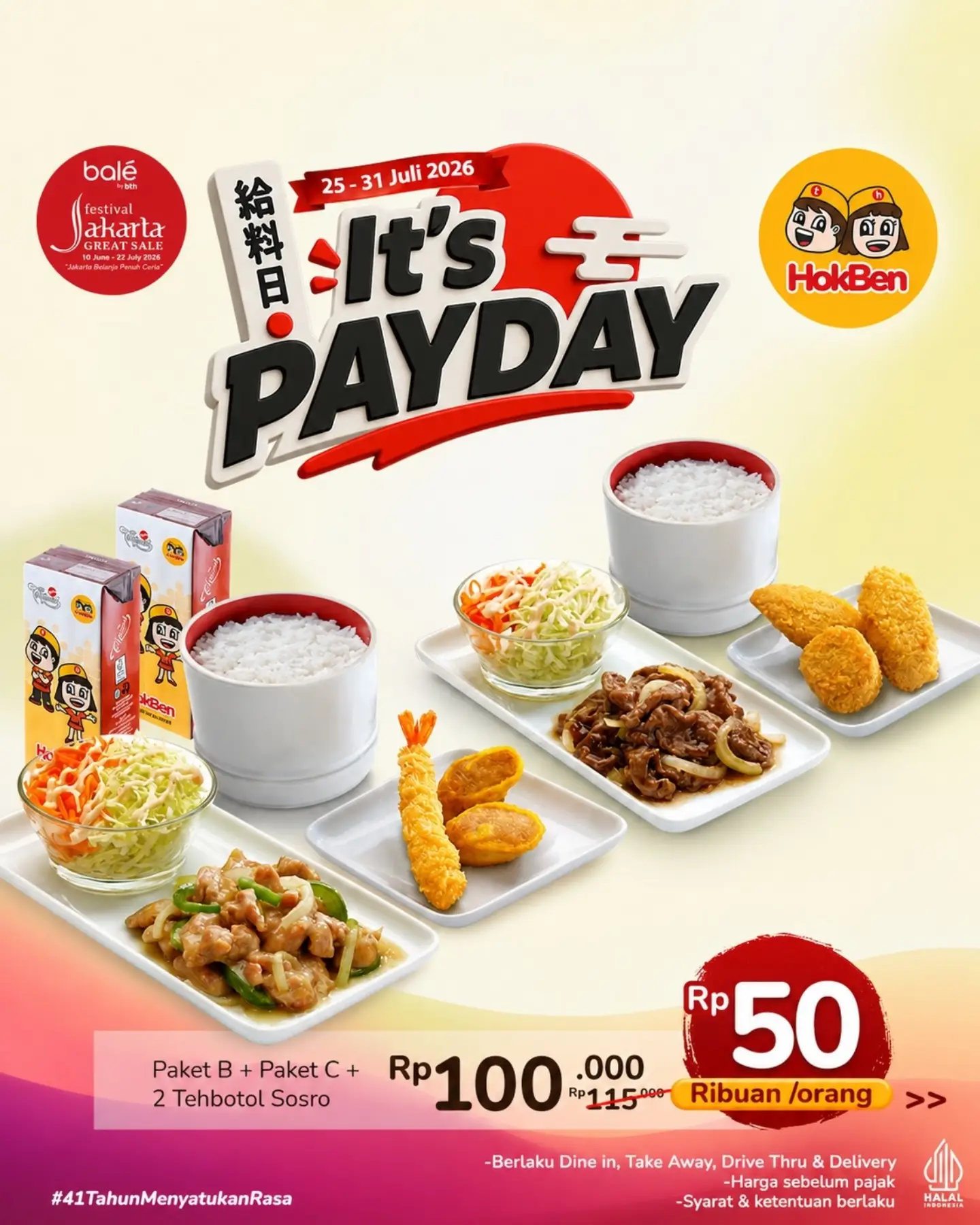 HokBen It's Payday: Paket Spesial Mulai Rp50.000 - Image 2