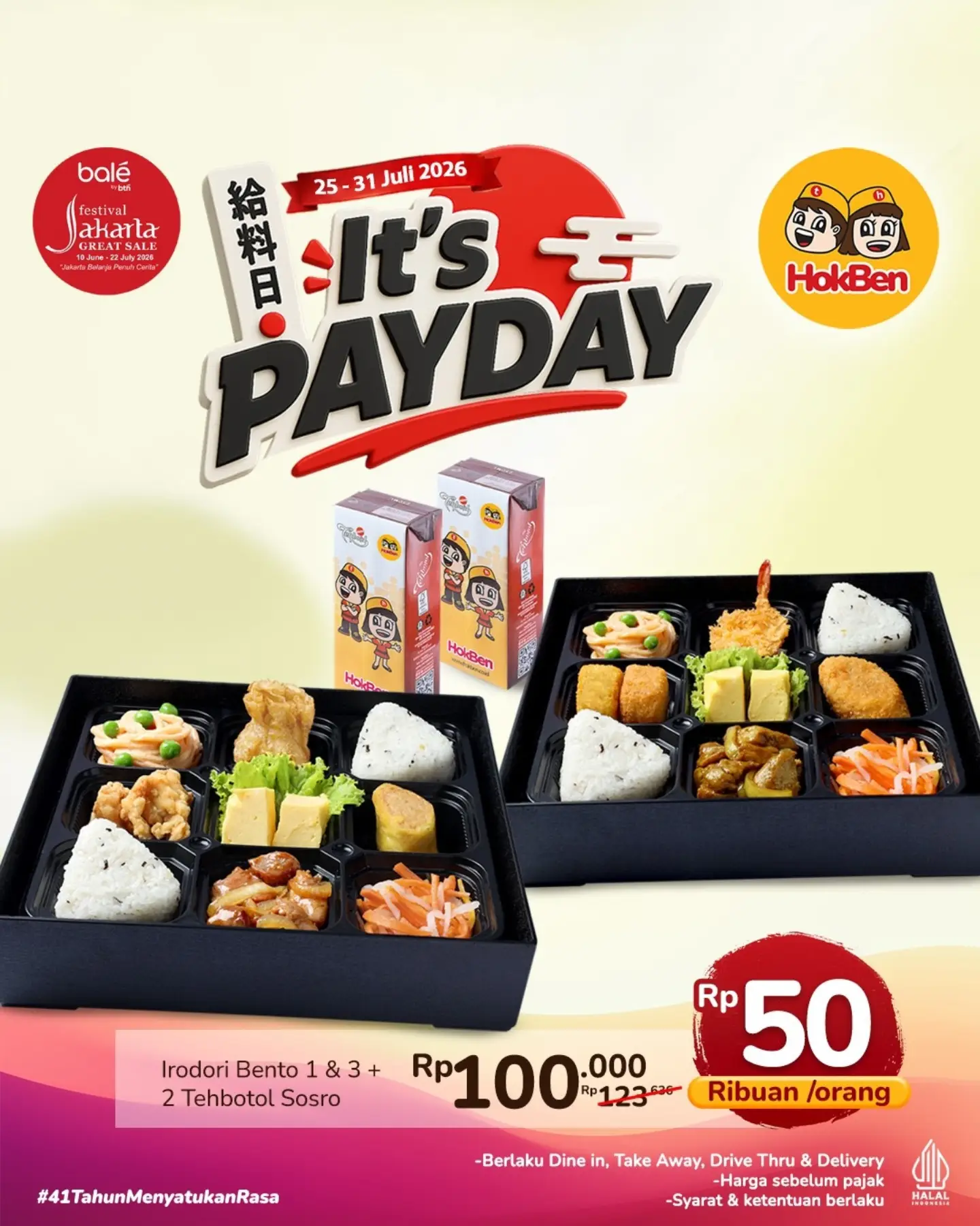 HokBen It's Payday: Paket Spesial Mulai Rp50.000 - Image 3