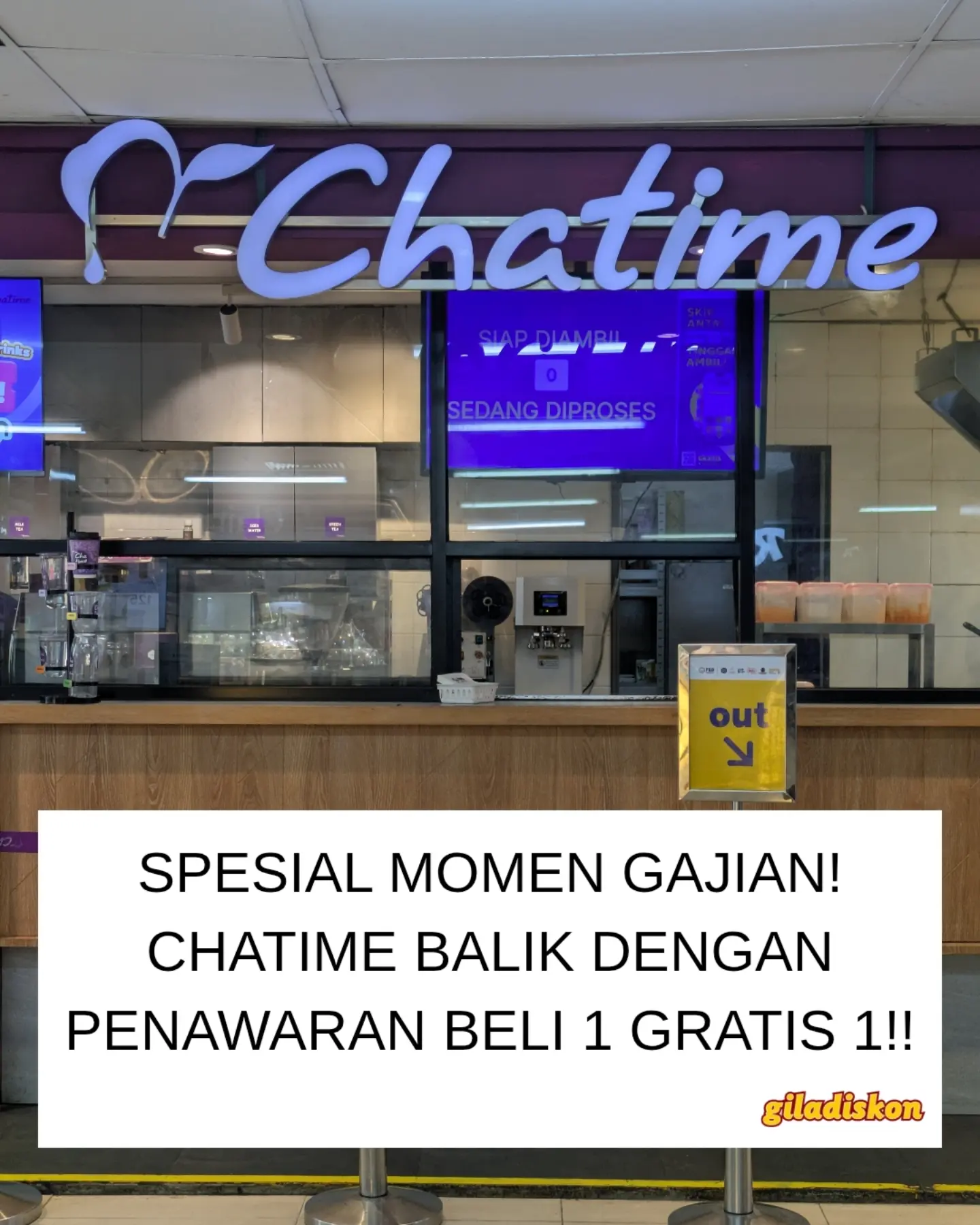 Double The Joy: Beli 1 Large Chatime, Gratis 1 Milk Tea - Image 1