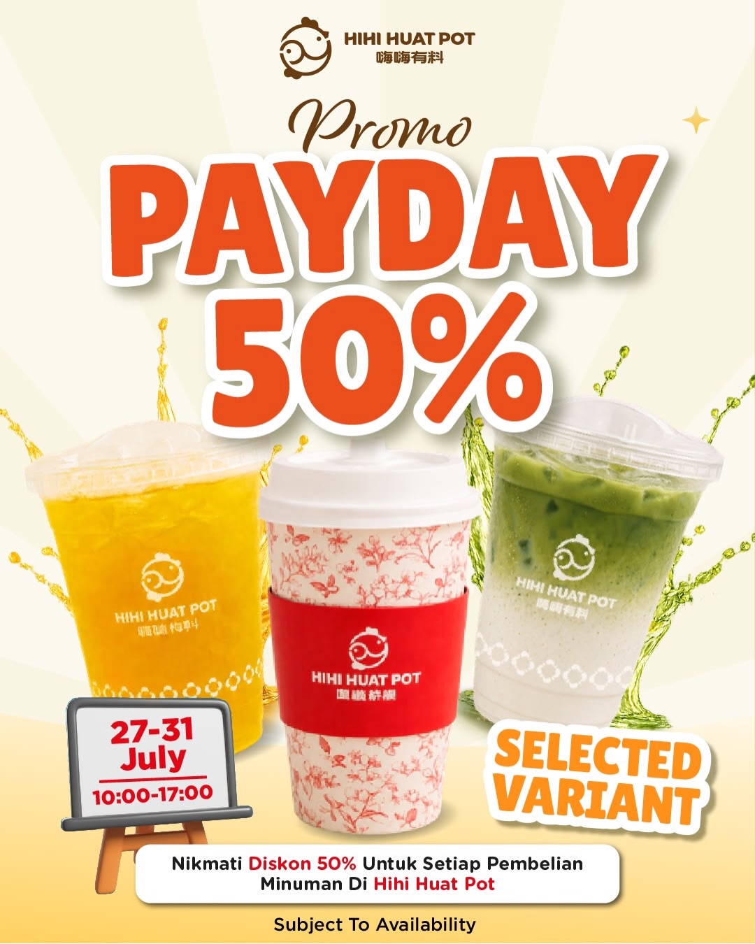 Minuman Pilihan 50% OFF di Haidilao Group 27-31 Juli - Image 6