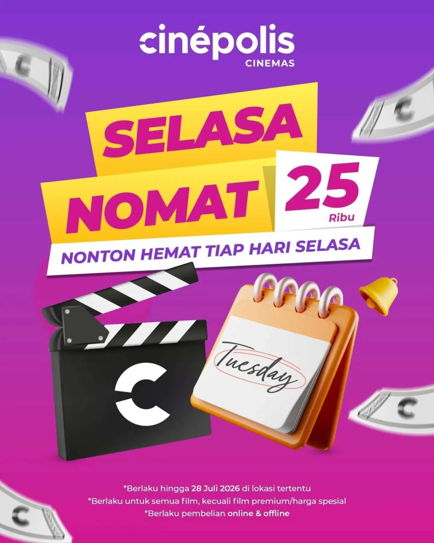 Selasa Nomat: Tiket Cinépolis Mulai Rp25.000 - Image 2
