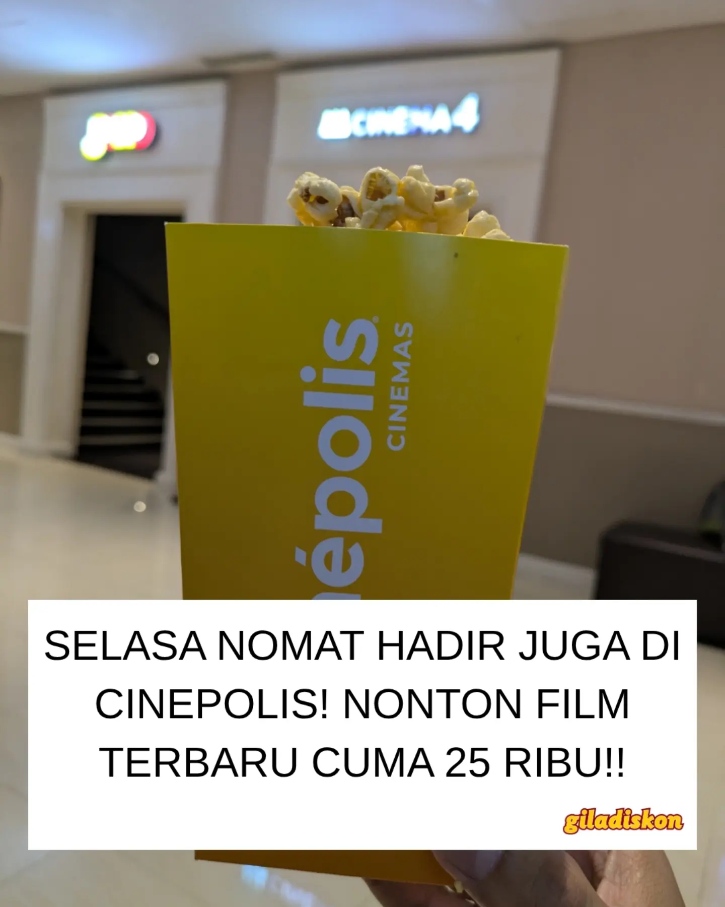 Selasa Nomat: Tiket Cinépolis Mulai Rp25.000 - Image 1