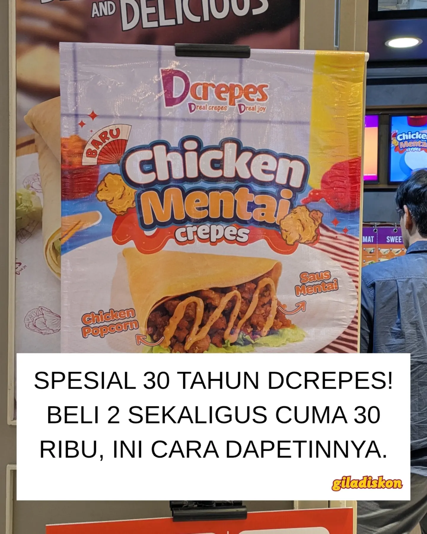 30 Ribu Dapat 2 Crepes! Spesial Ulang Tahun ke-30 - Image 1