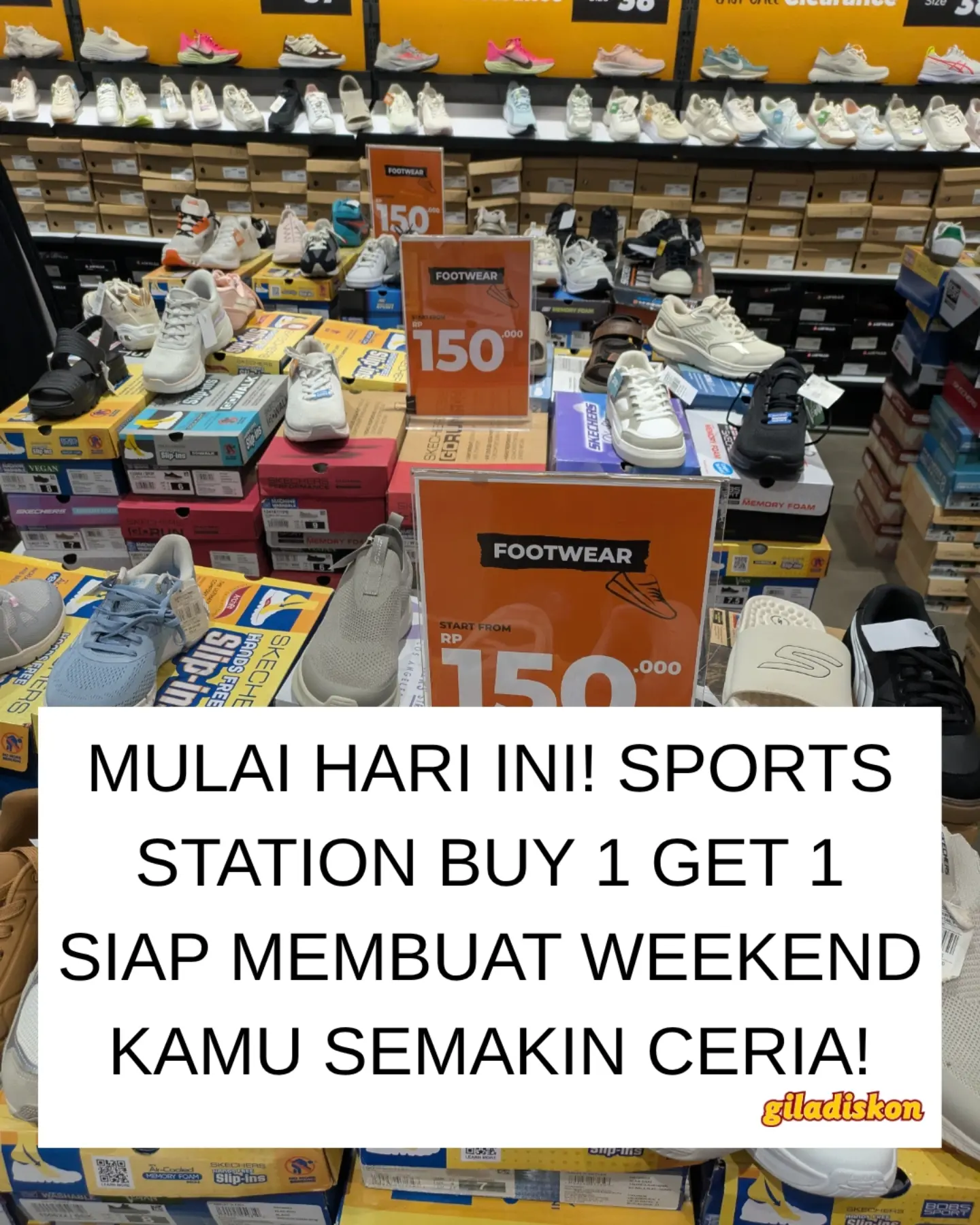 Promo Beli 1 Gratis 1 di Sports Station